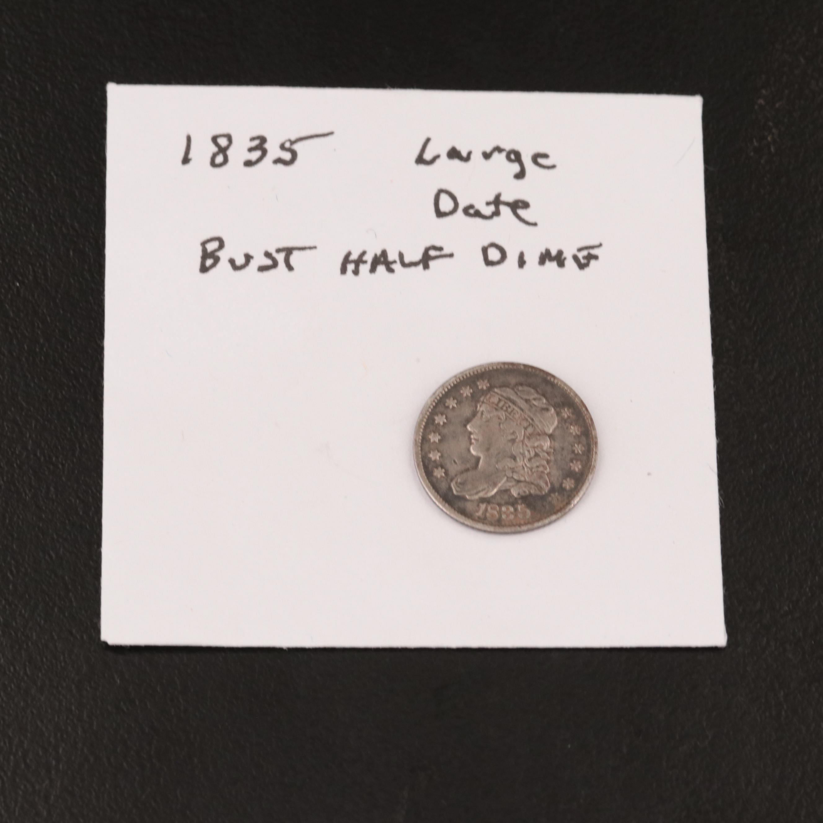 1835 Capped Bust Half Dime