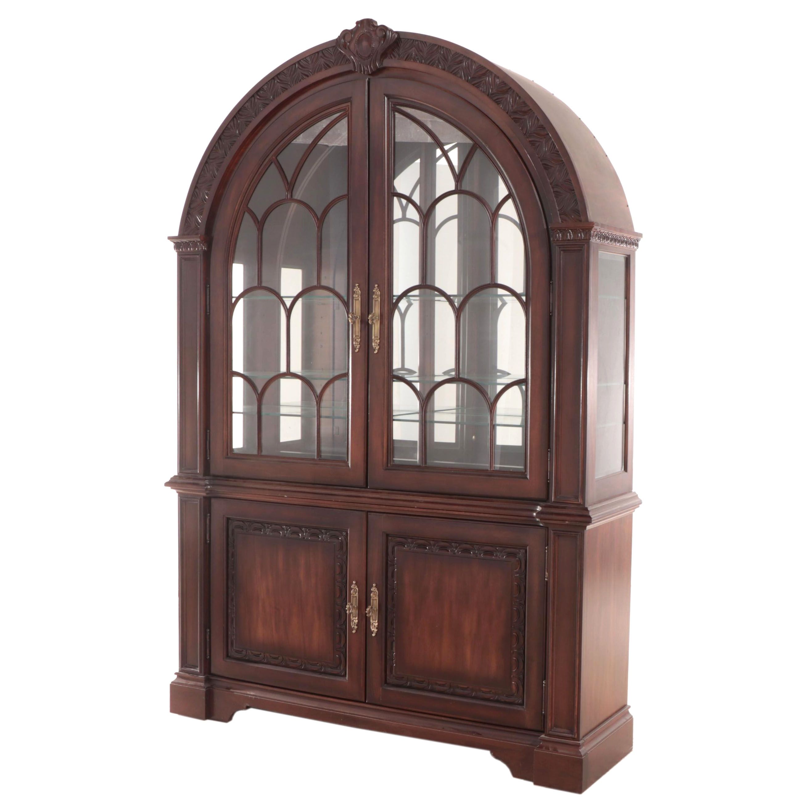 Bernhardt "Grand Savannah" Mahogany-Stained China Cabinet
