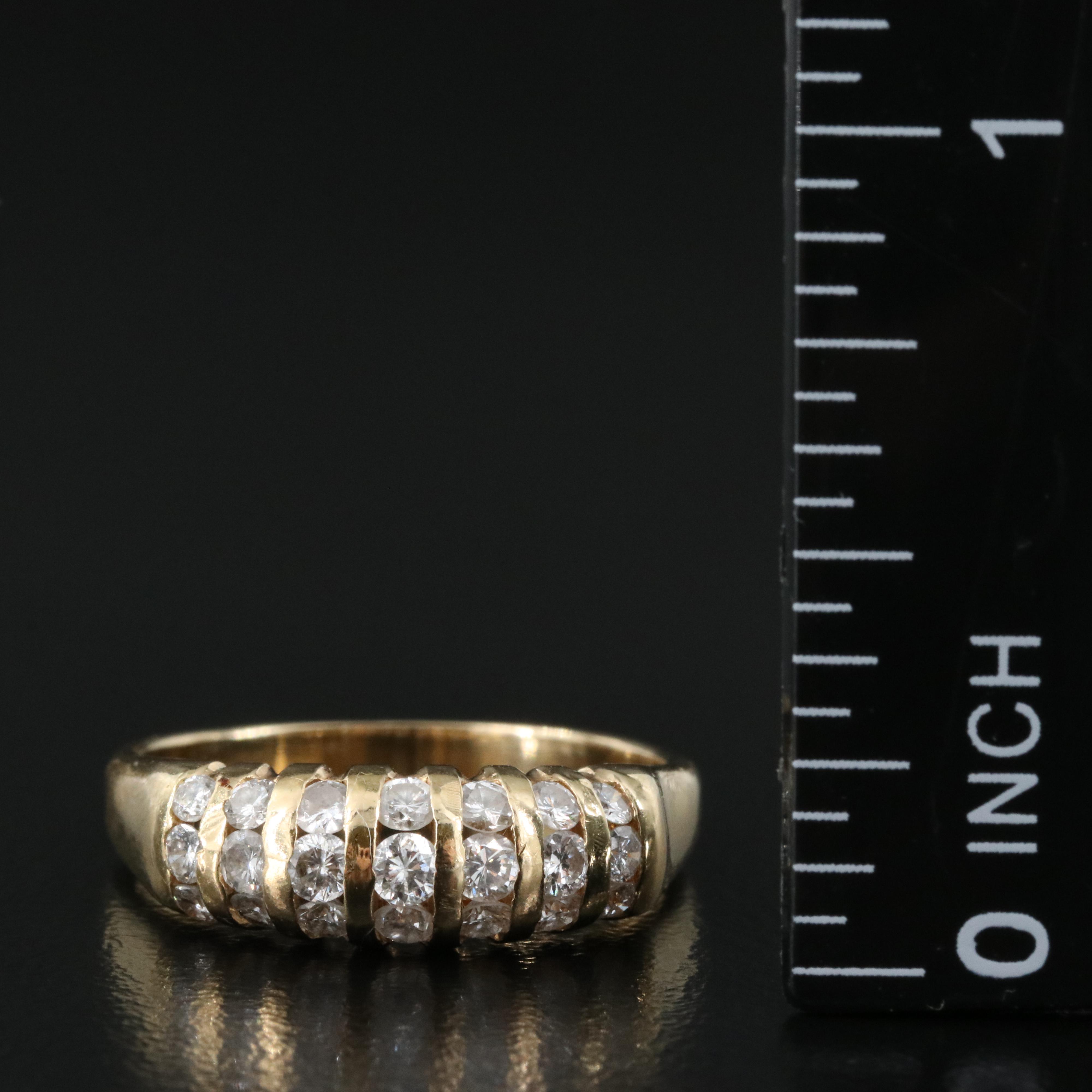 18K 0.50 CTW Diamond Ring