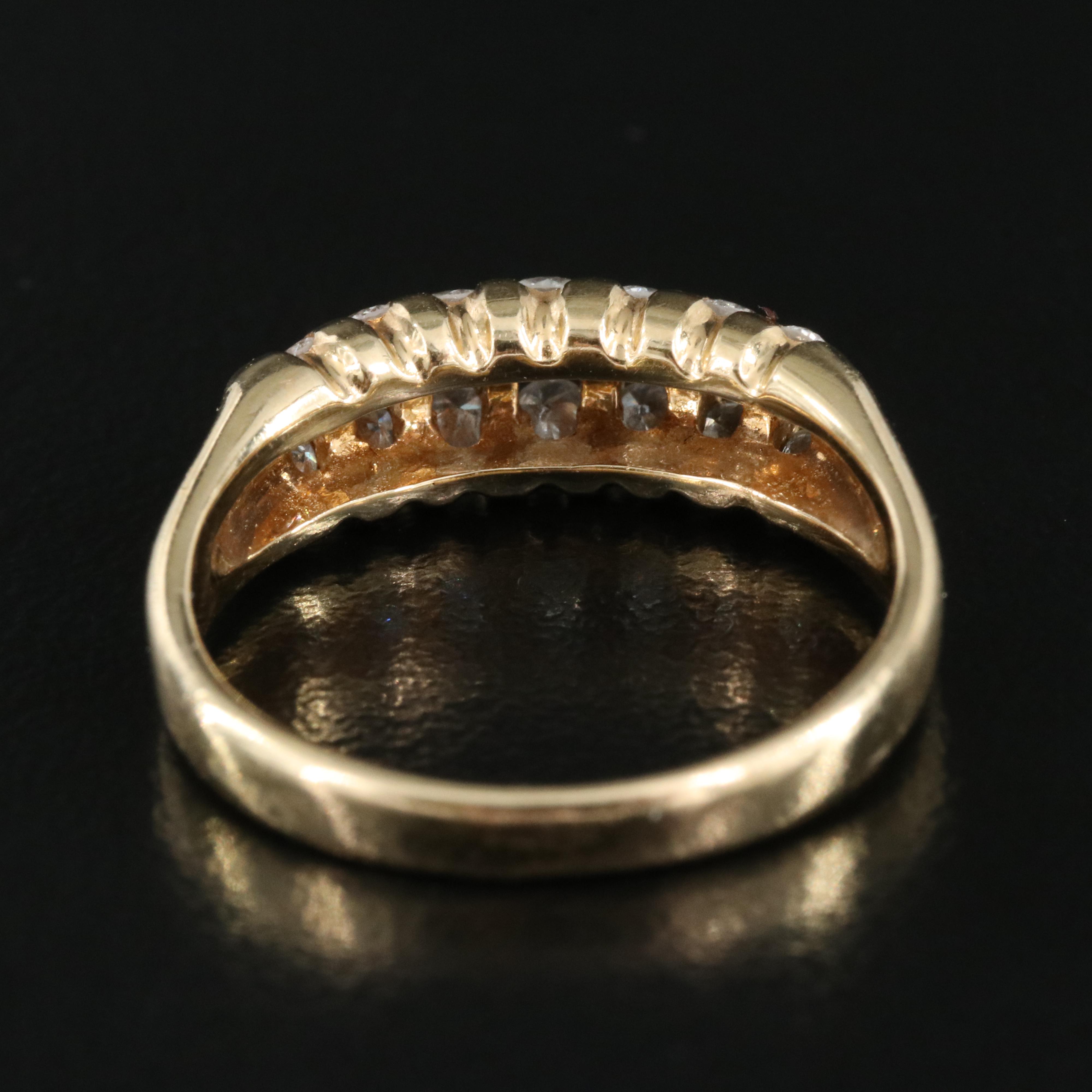 18K 0.50 CTW Diamond Ring