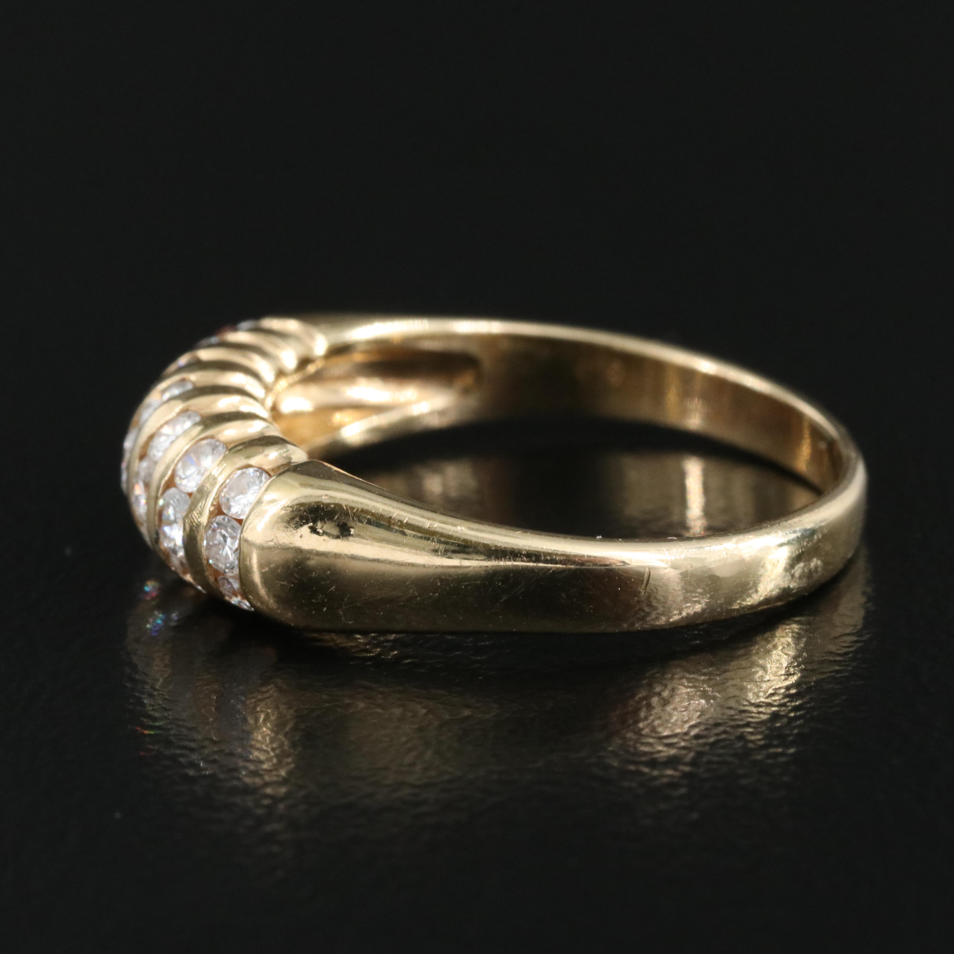 18K 0.50 CTW Diamond Ring