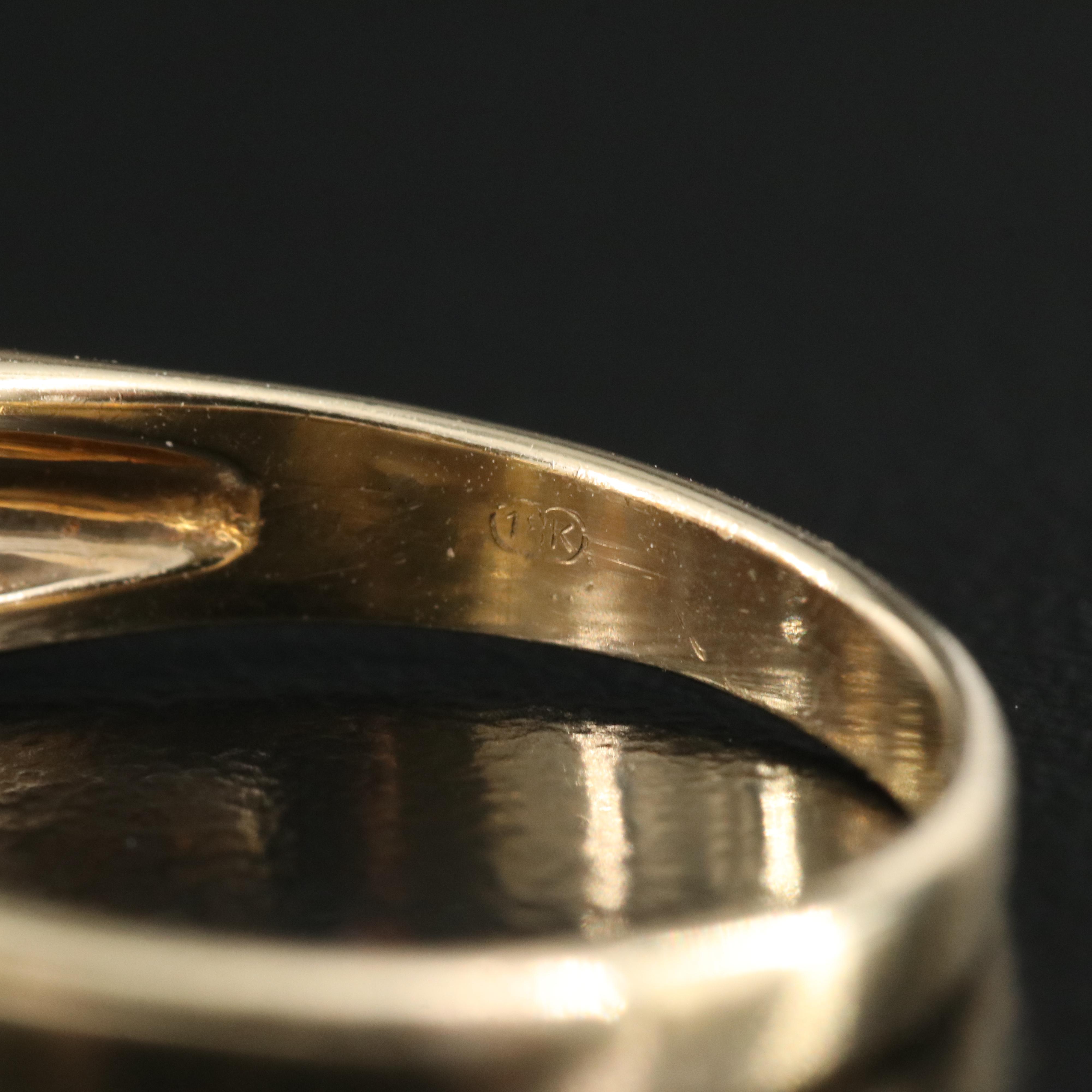 18K 0.50 CTW Diamond Ring