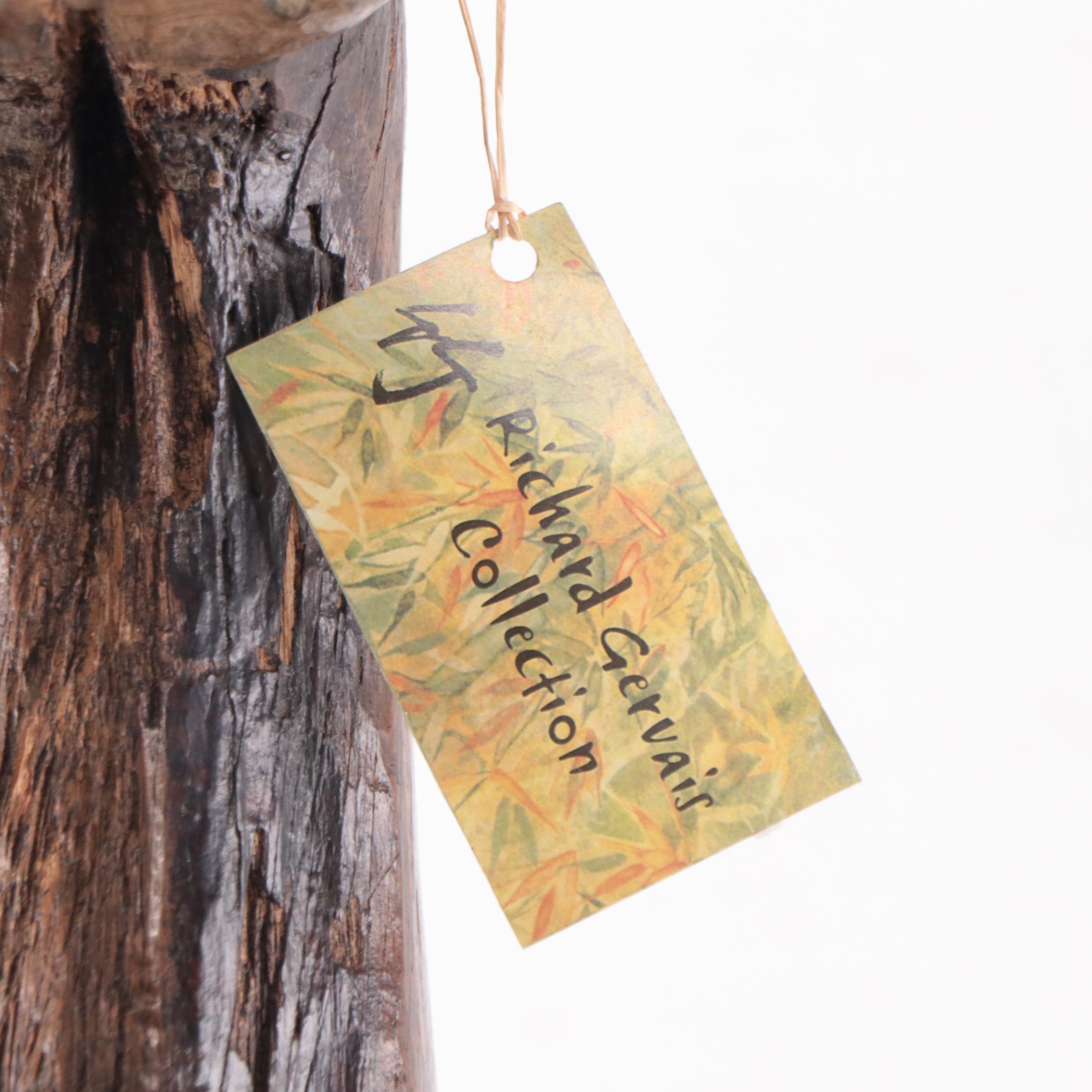 Bontoc Carved Pine Wood Papier-mâché Mold in the Form of a Giraffe