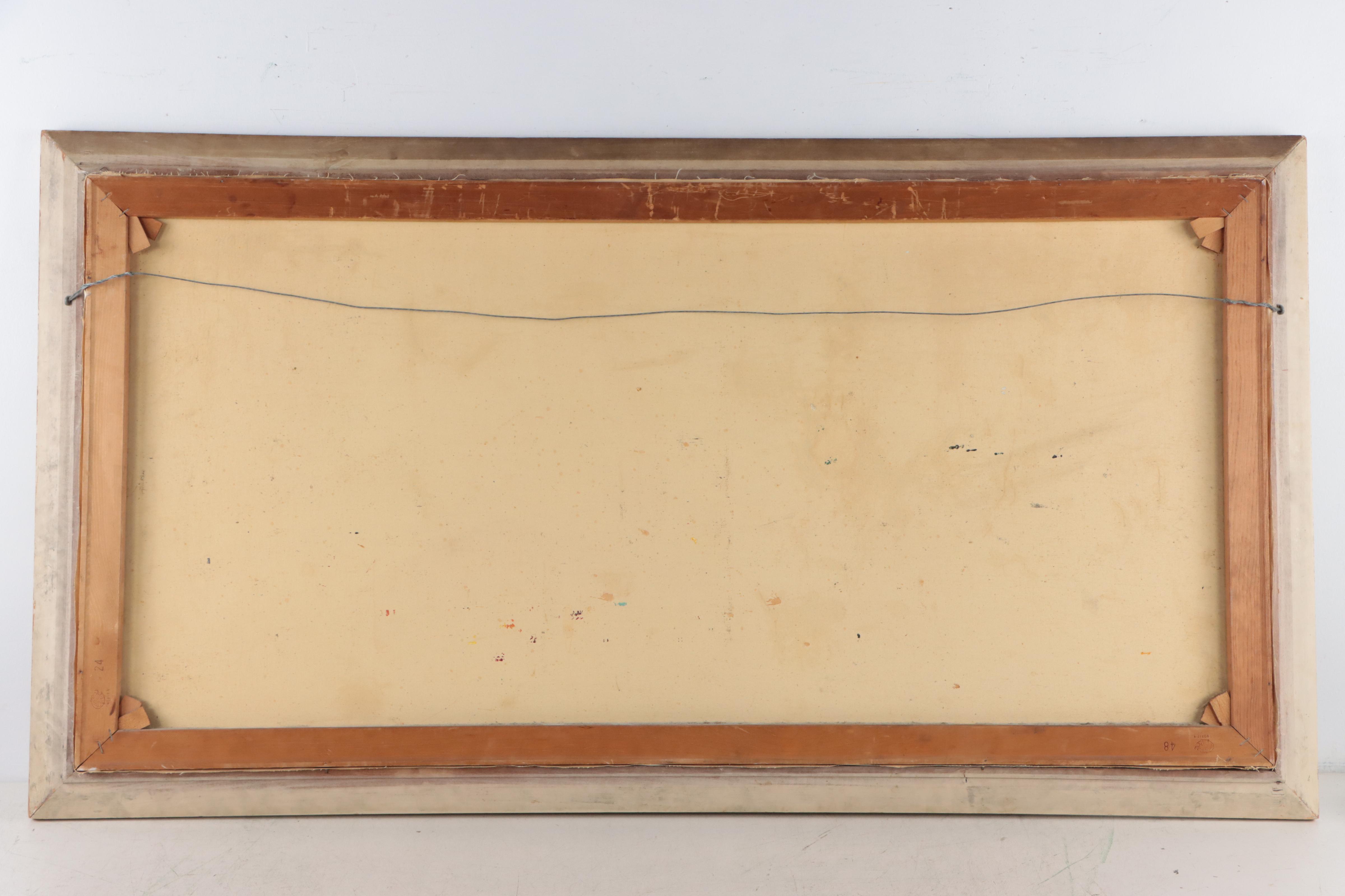 Oil Painting of City Scene