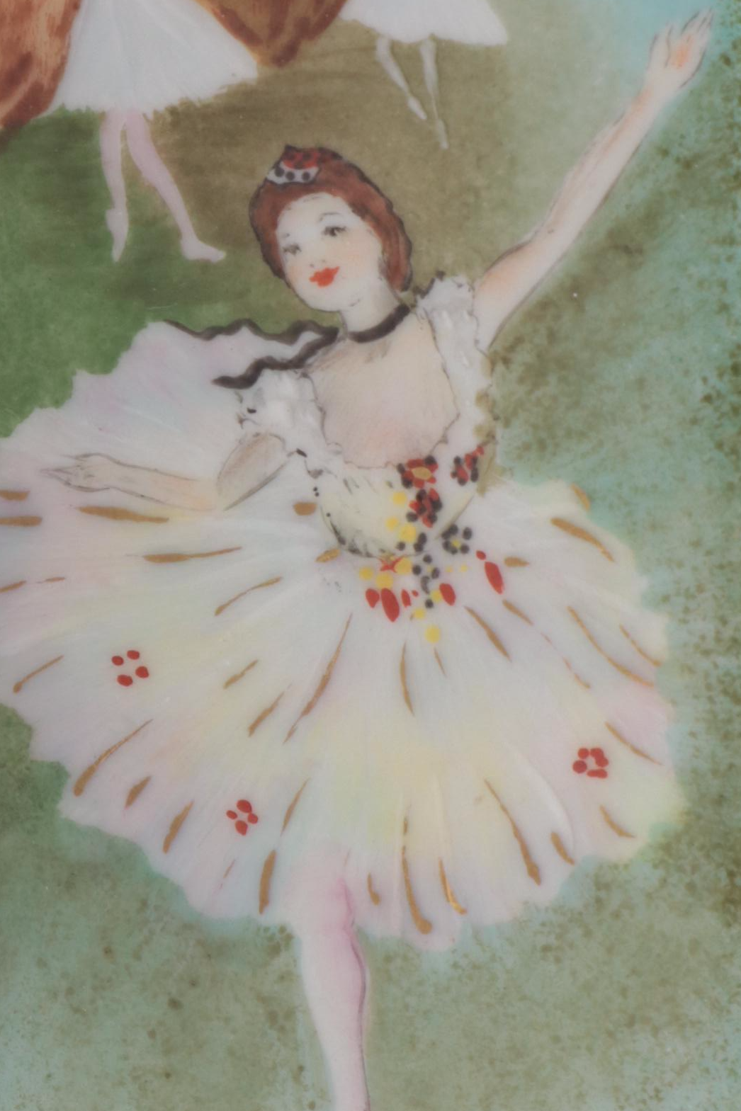 J. Dumont "Ballet ou l'étoile" Porcelain Limoges Box with Paint Palette