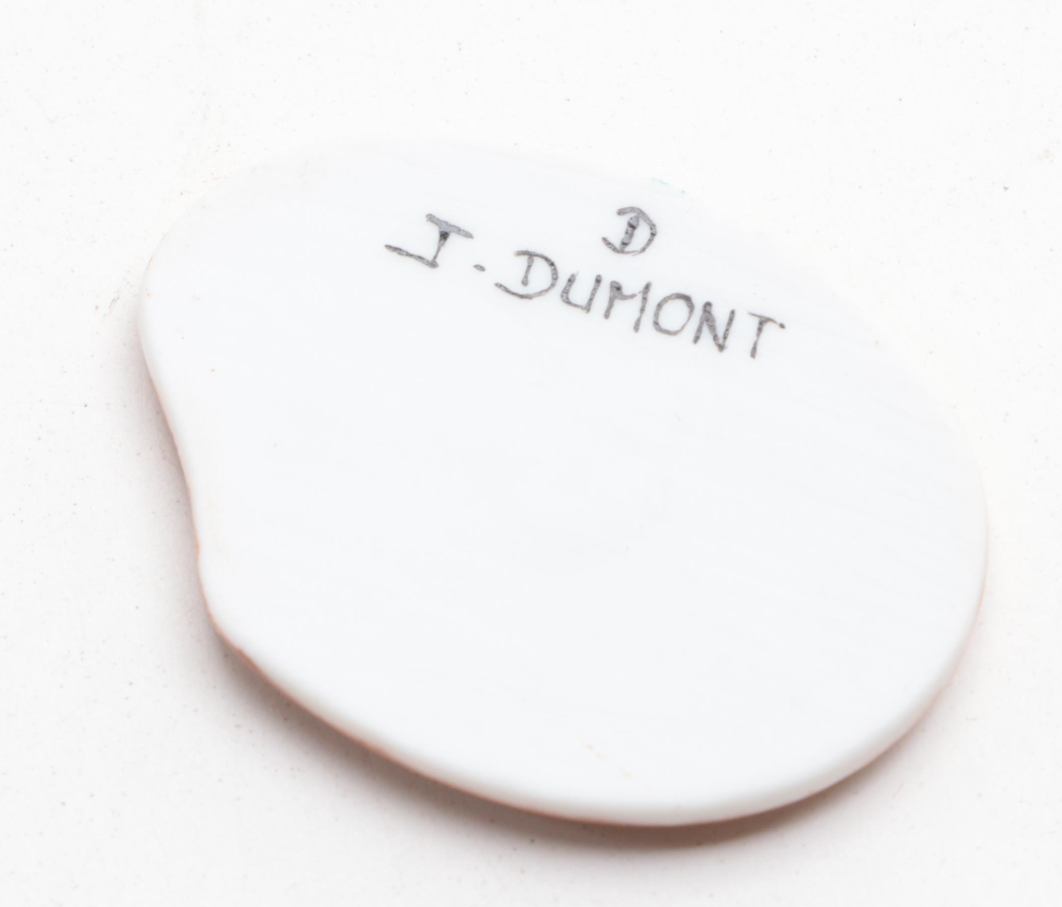 J. Dumont "Ballet ou l'étoile" Porcelain Limoges Box with Paint Palette