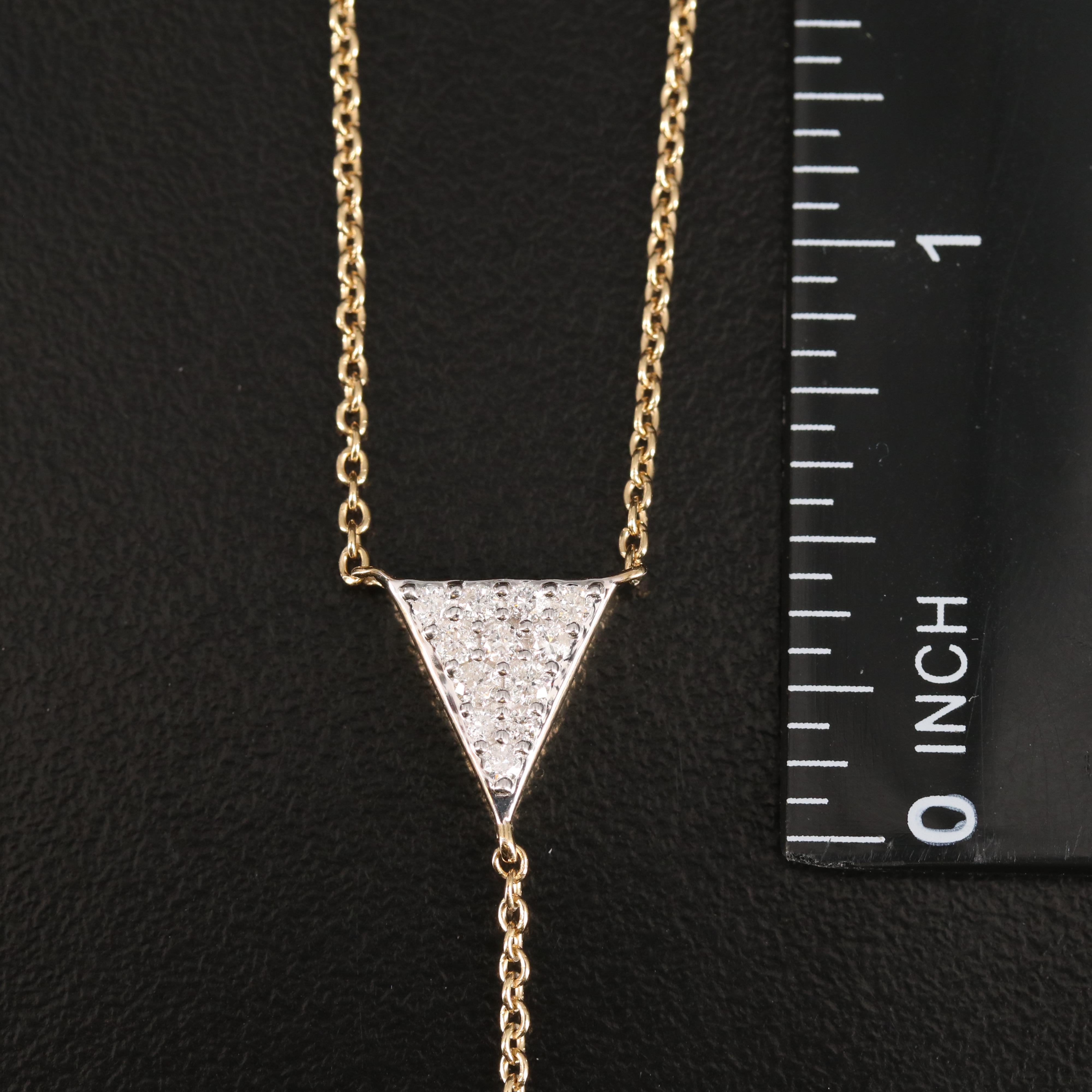Diamond Lariat Necklace in Sterling