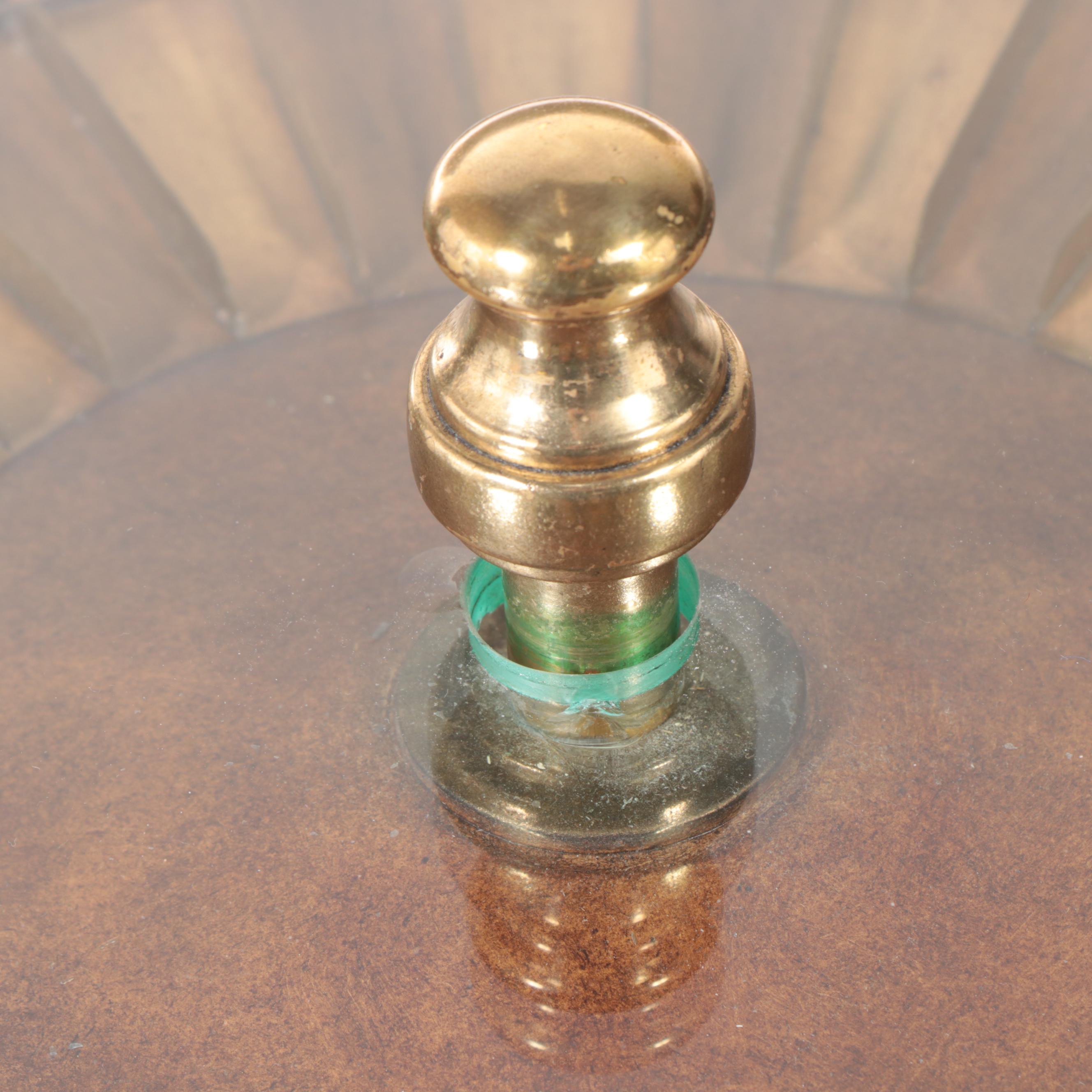 Roulette Wheel Side Table