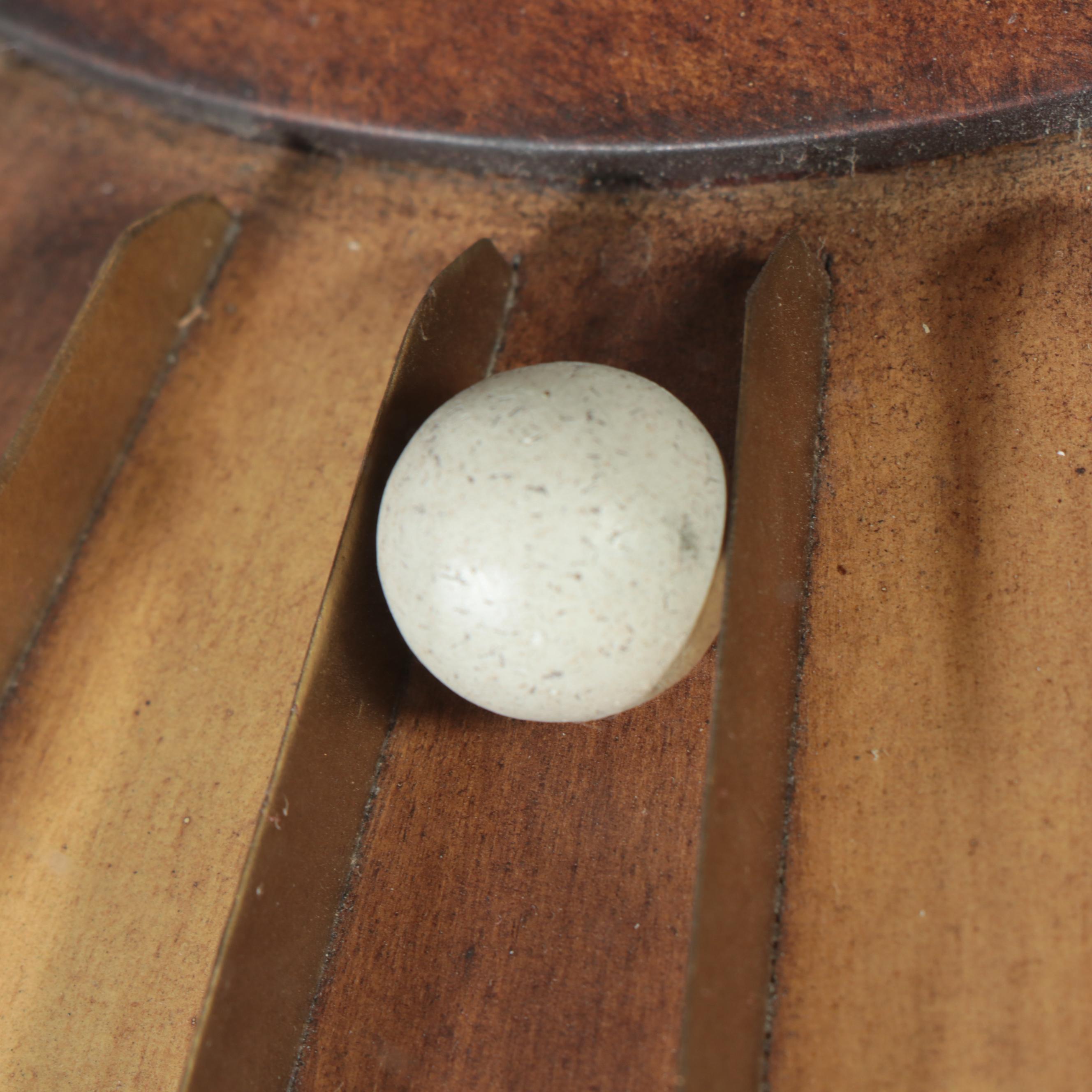 Roulette Wheel Side Table