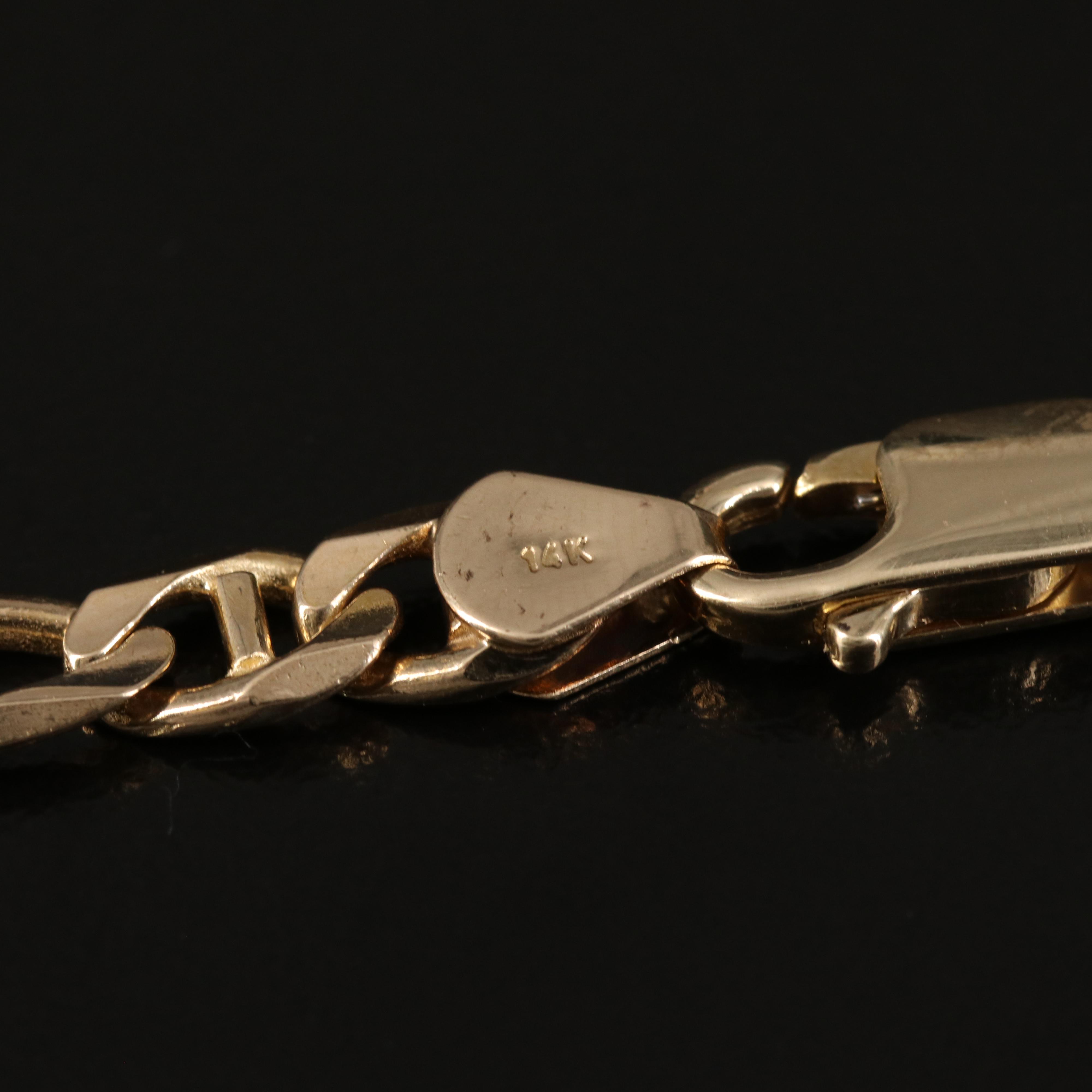 14K Figaro Necklace