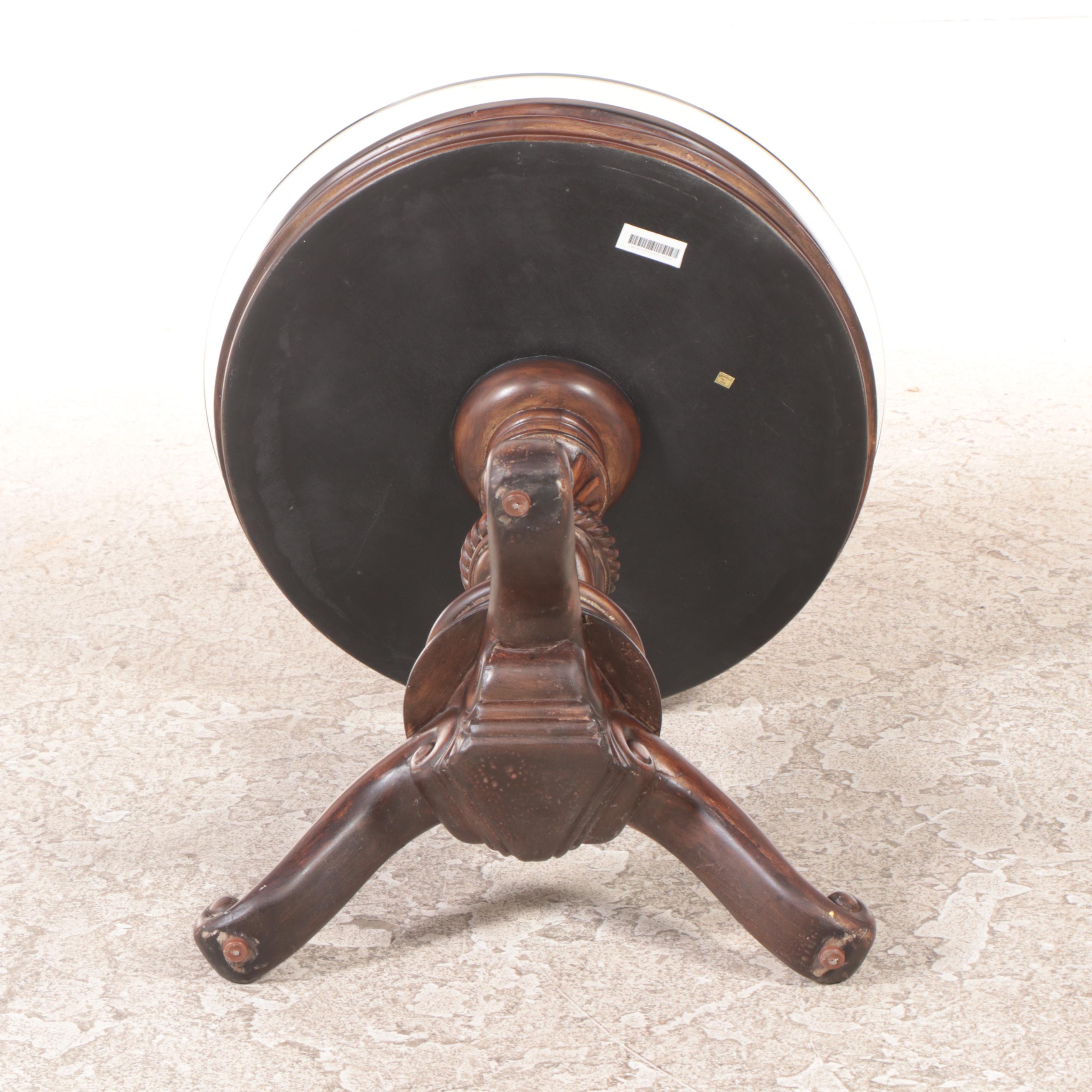 Roulette Wheel Side Table