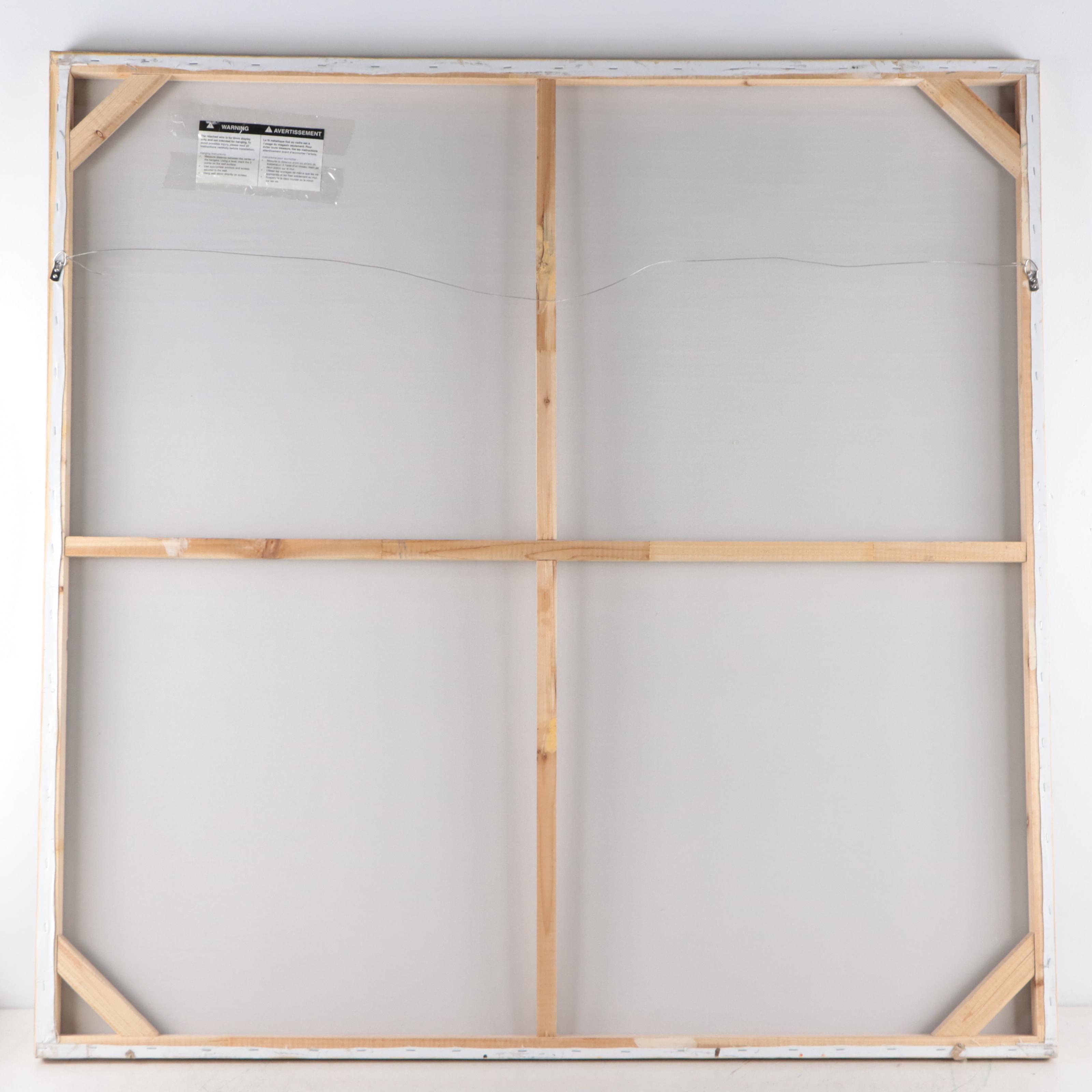 Pier 1 Embellished Giclée of Birch Trees, 21st Century