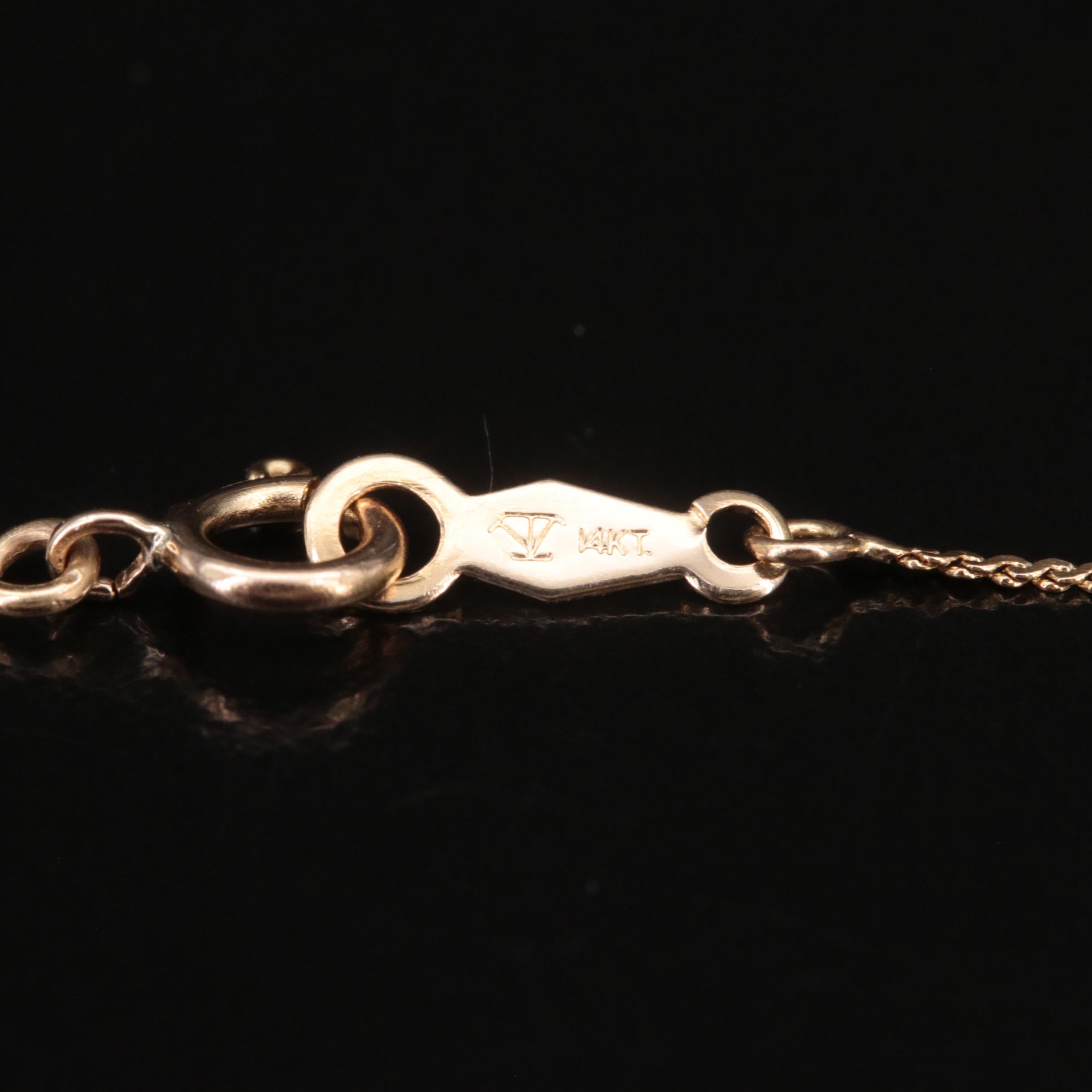 14K Serpentine Chain Necklace