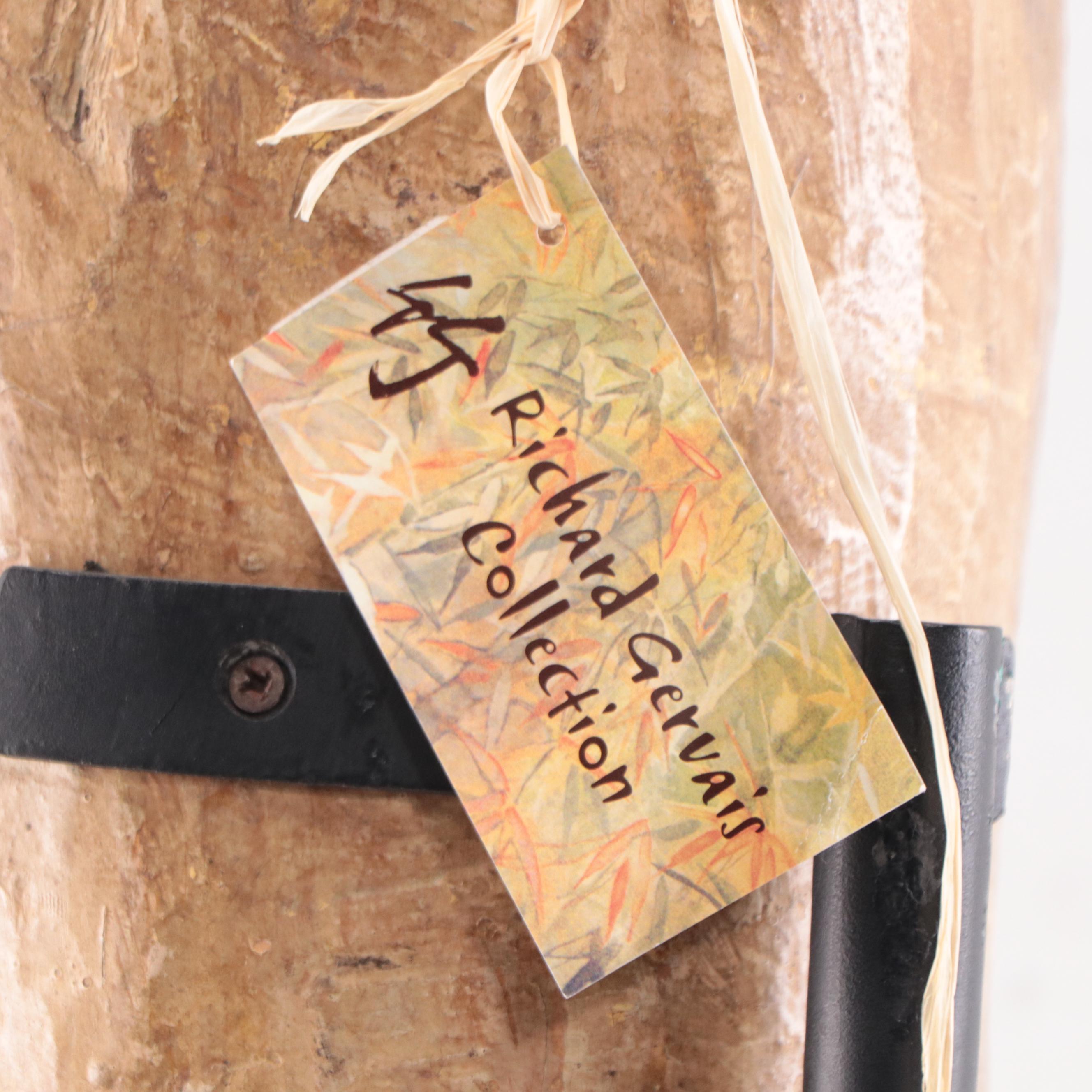 Filipino Carved Wood San Isidro Labrador Church Statue