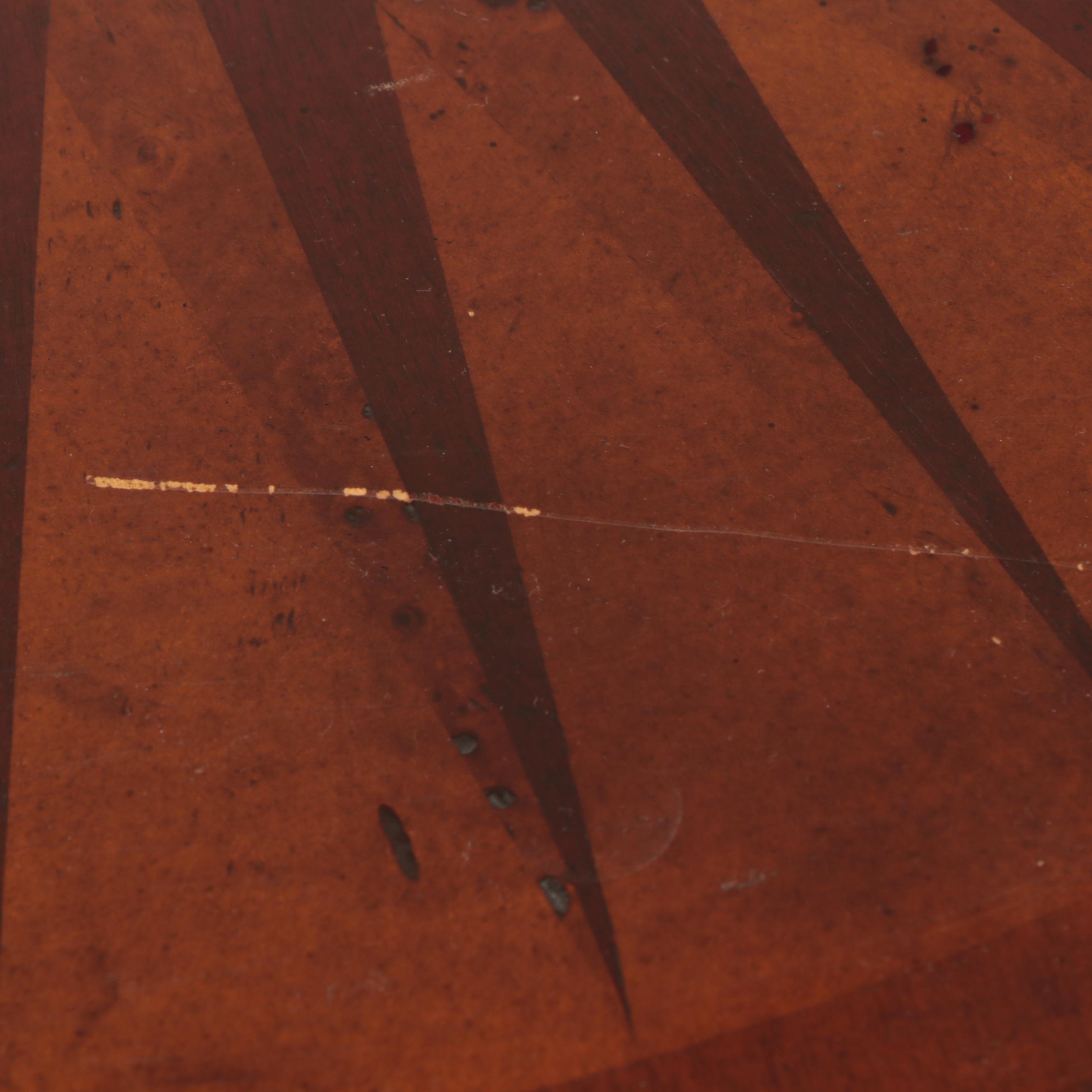 George III Style Marquetry Games Table