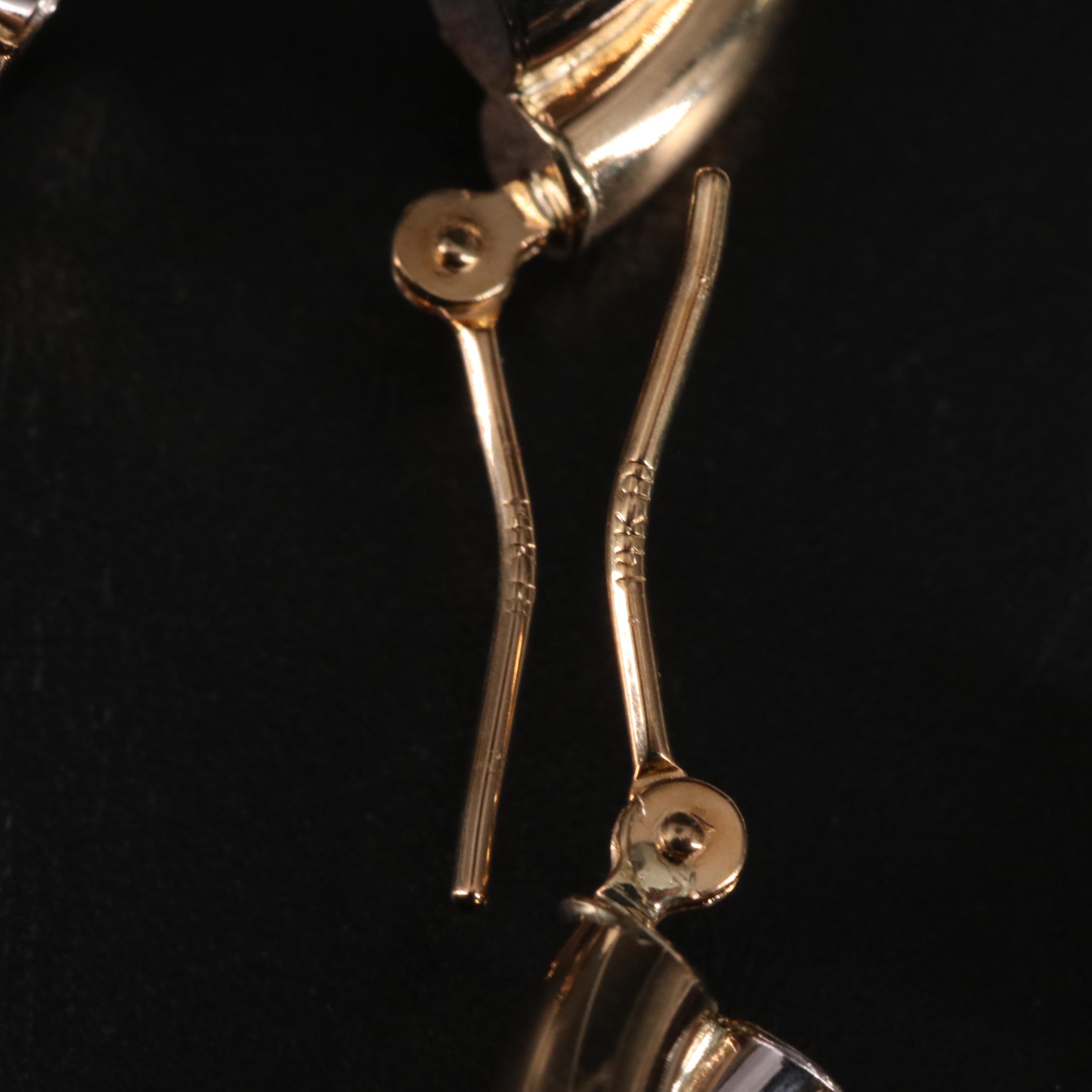 14K Double Hoop Earrings