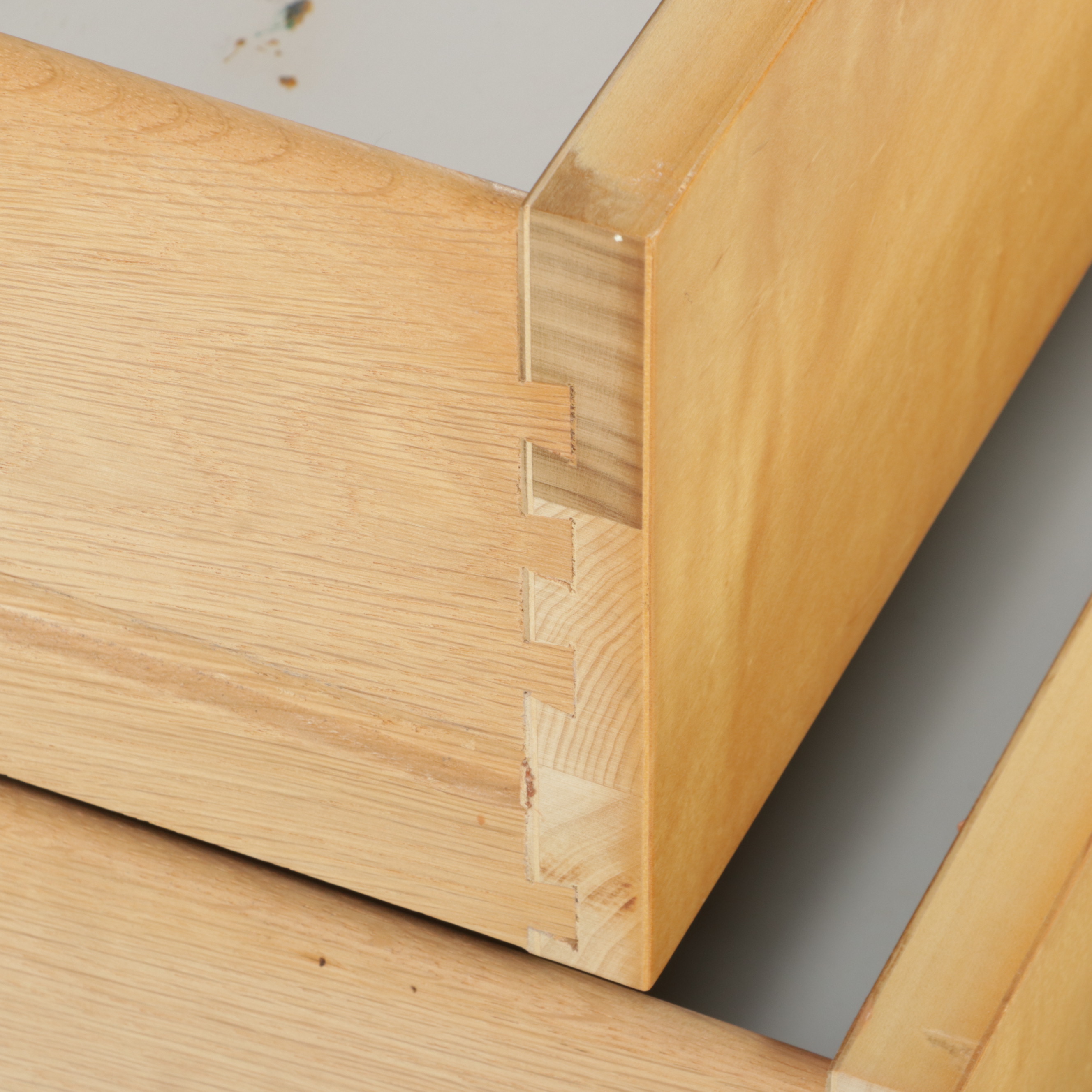 Jack Cartwright for Founders Mid Century Modern Maple Four-Drawer Chest