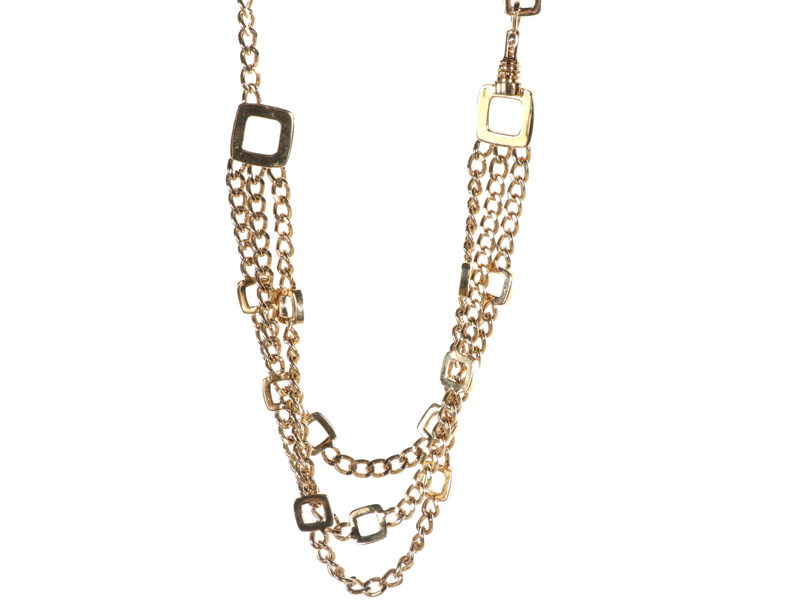 St. John Evening Jackets with Embellishment and Chain Belt Accessory