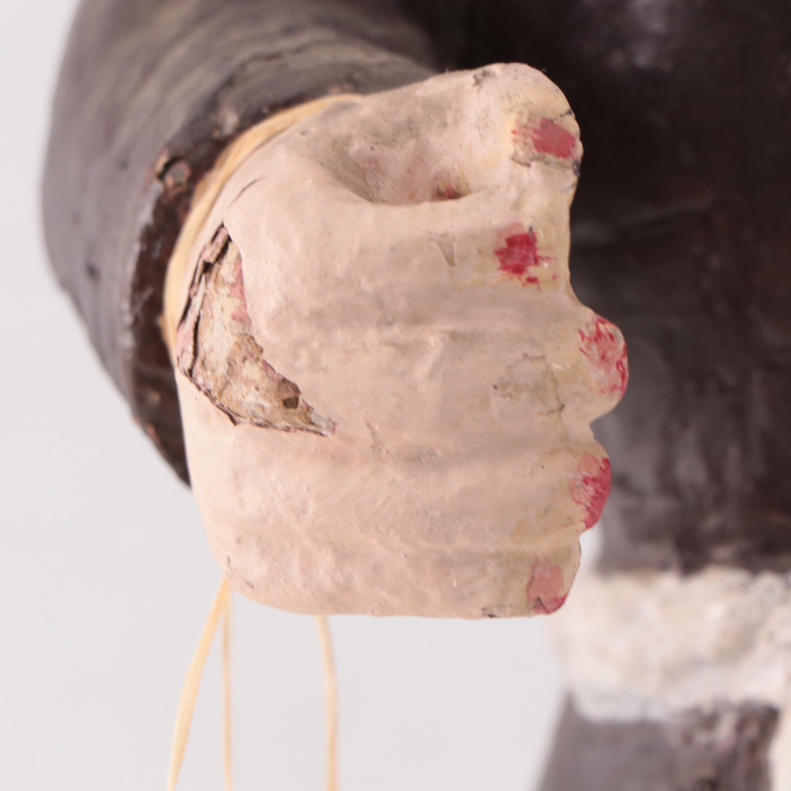 Filipino Carved Saint Anthony of Padua with Christ Child, Early 20th Century