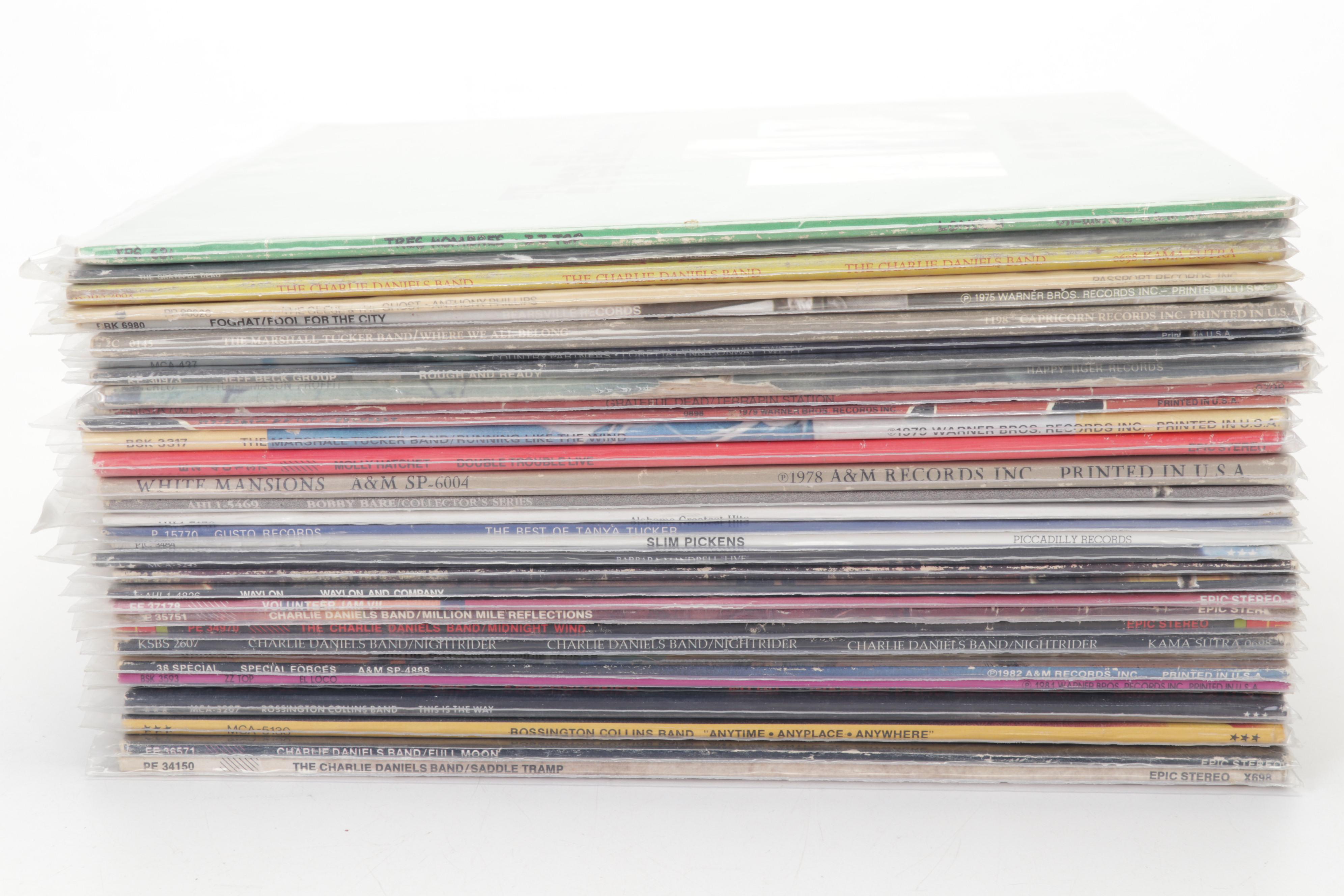 Folk, Southern Rock, Country Rock, and Classic Country Vinyl Records