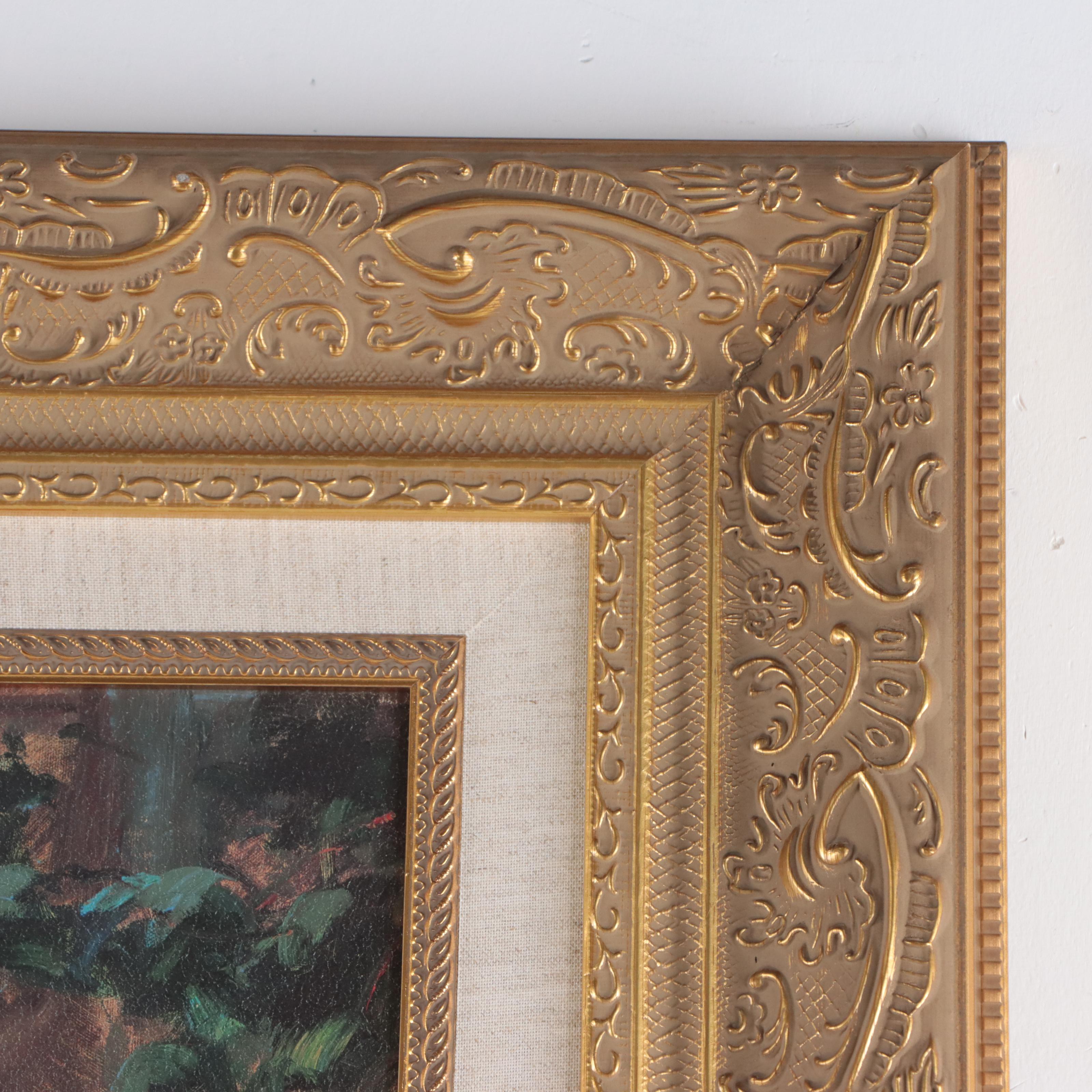 Offset Lithograph After Vail Oxley "Floral Archway"