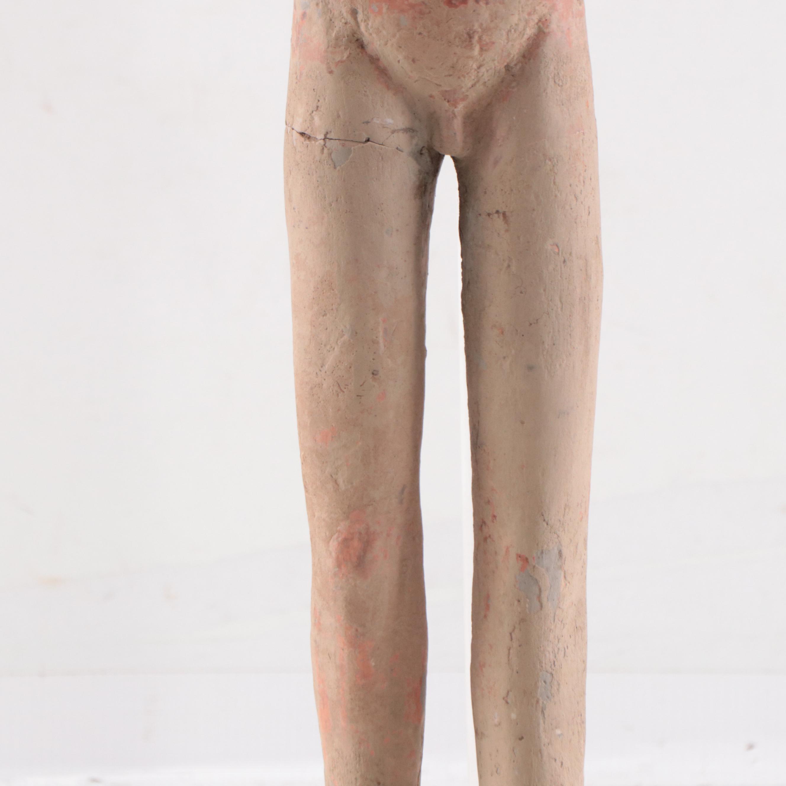 Chinese Pottery Tomb Figure, Probably Han Dynasty