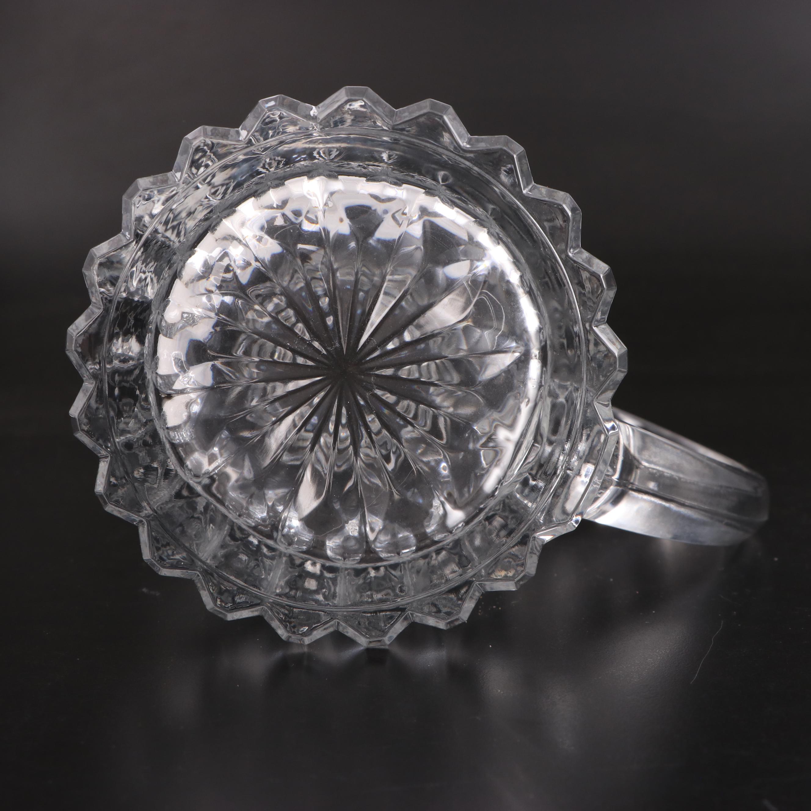 Crystal Clear Industries "Portico" Cake Plate and Plates with Other Tableware