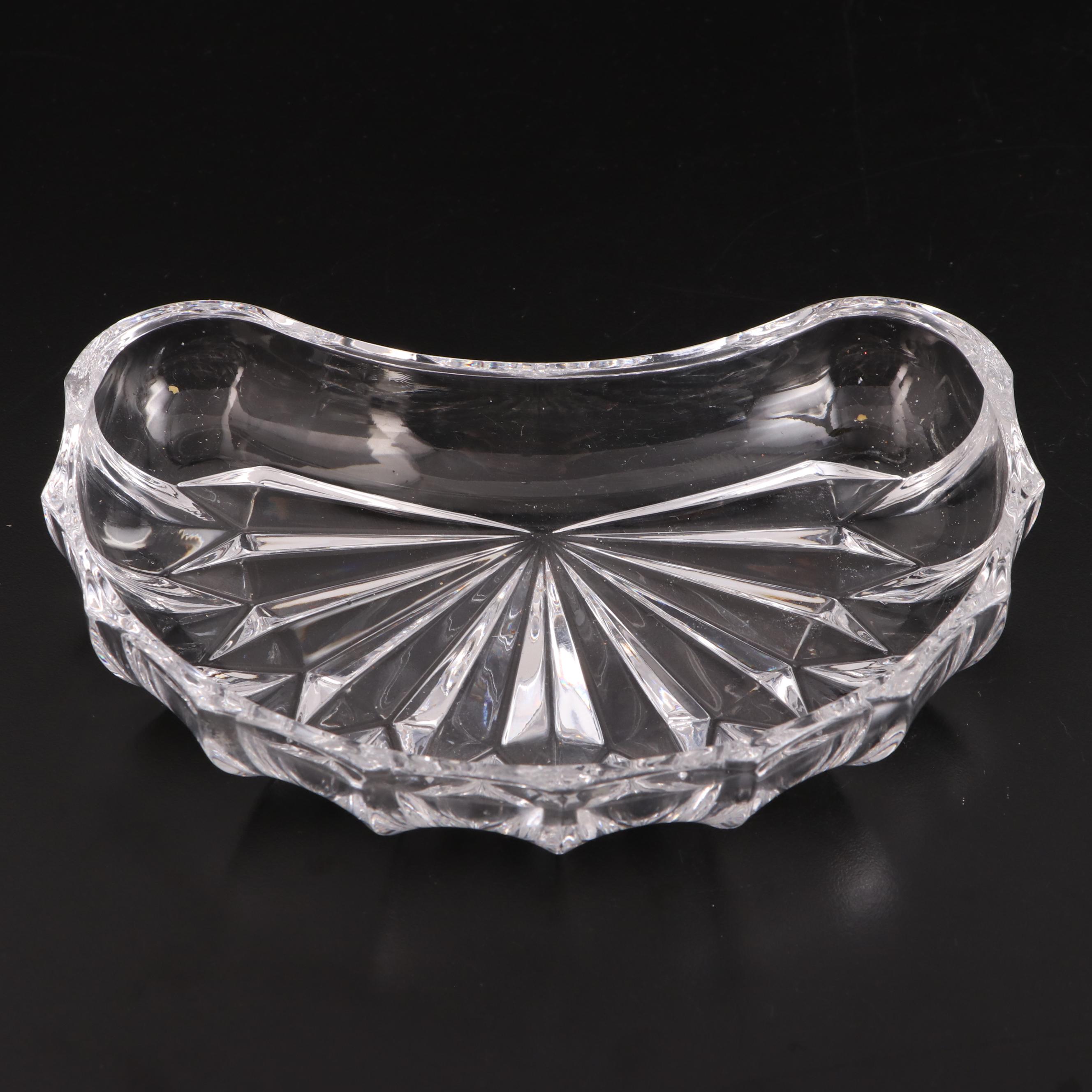 Crystal Clear Industries "Portico" Cake Plate and Plates with Other Tableware
