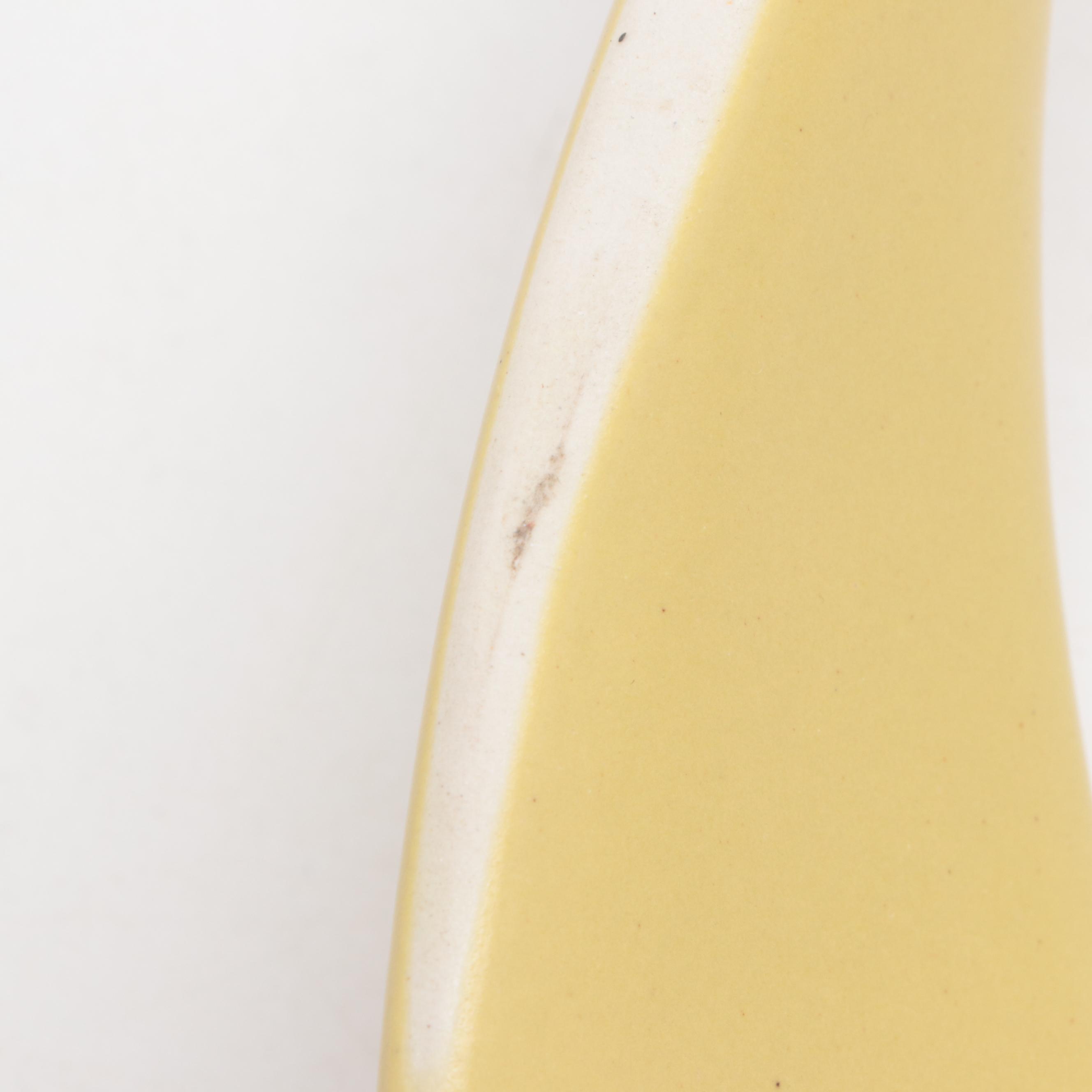 Rookwood Pottery Yellow Glazed Ceramic Wishbone Wall Hanging, 2019