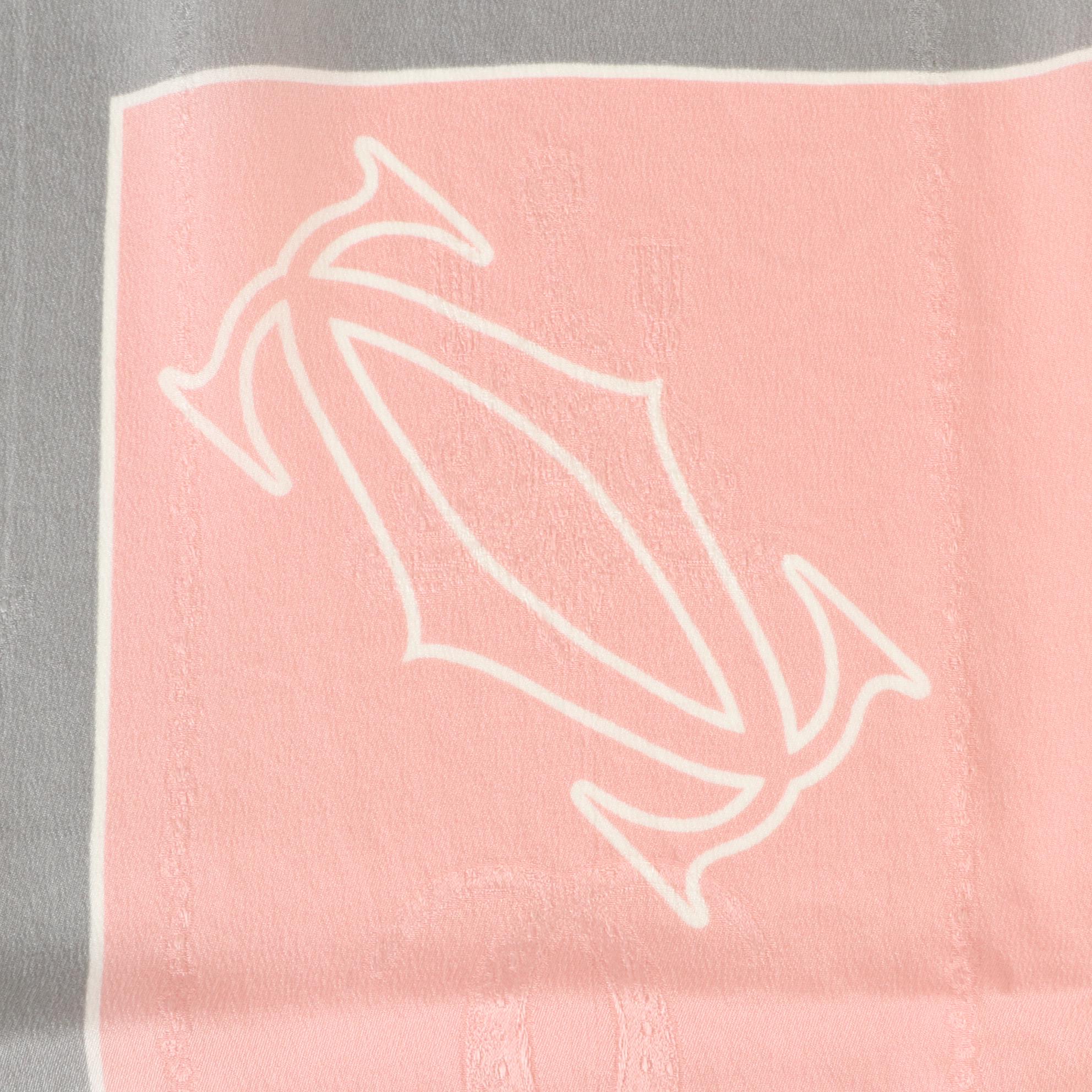 Must de Cartier Logo Scarf 90 in Silk Jacquard