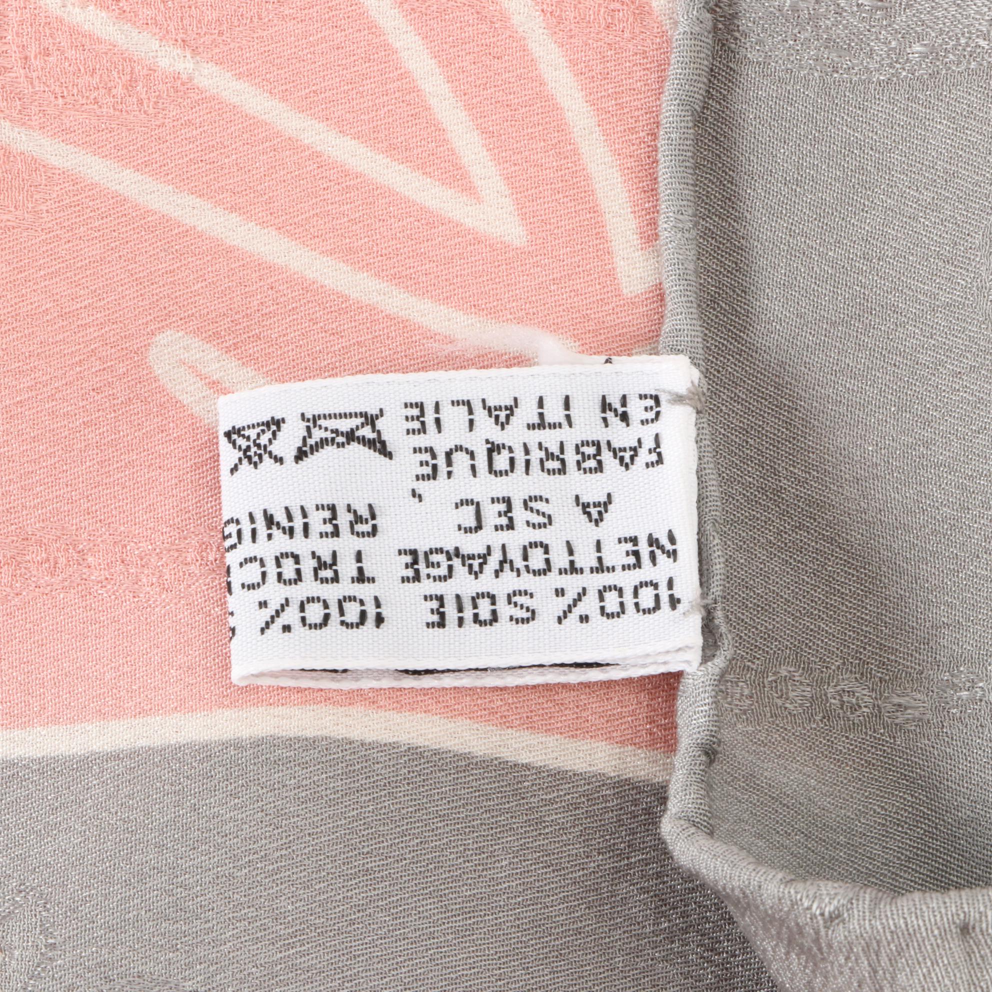 Must de Cartier Logo Scarf 90 in Silk Jacquard