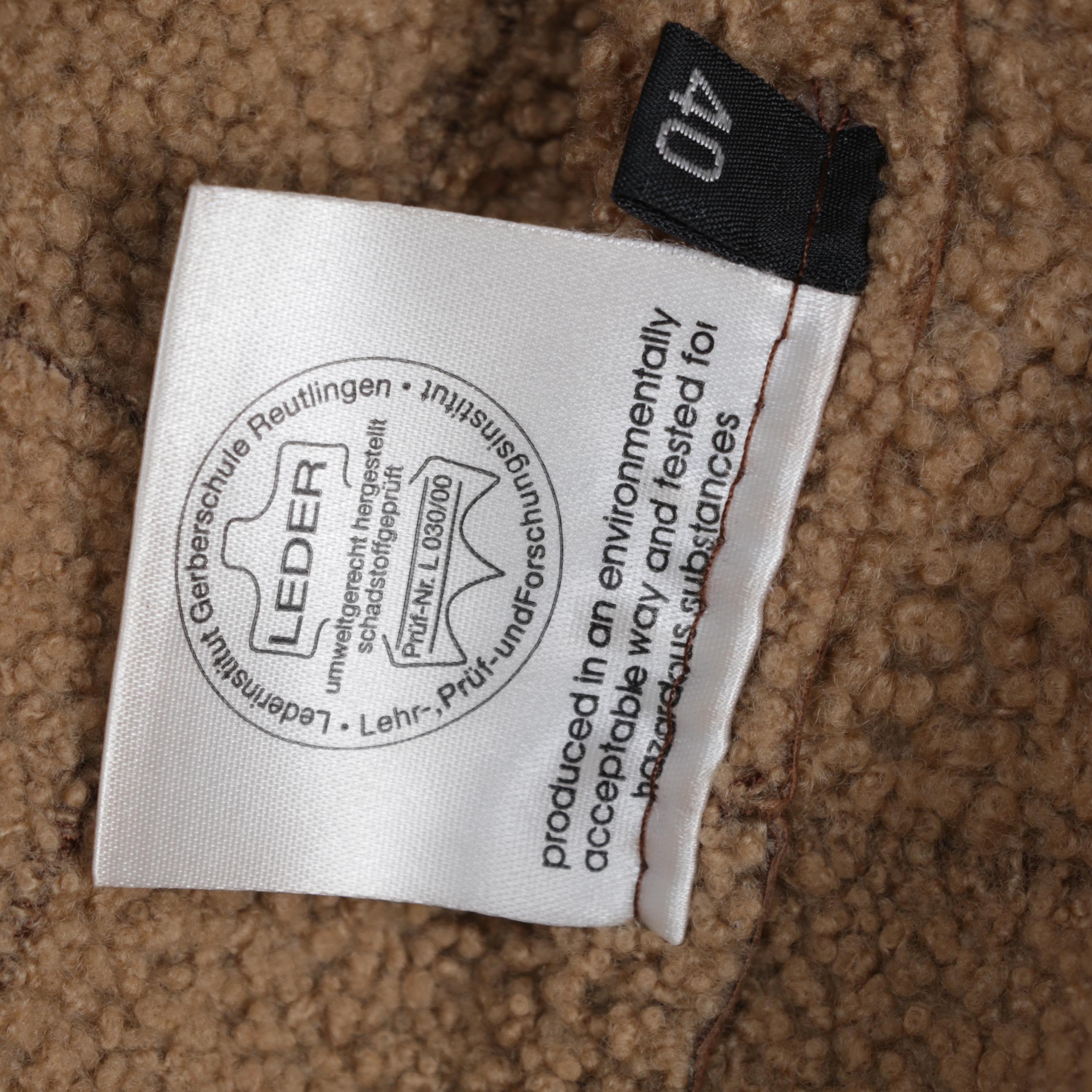 Christ German Sheepskin Shearling Jacket, Peacoat and Sweater With Accessories