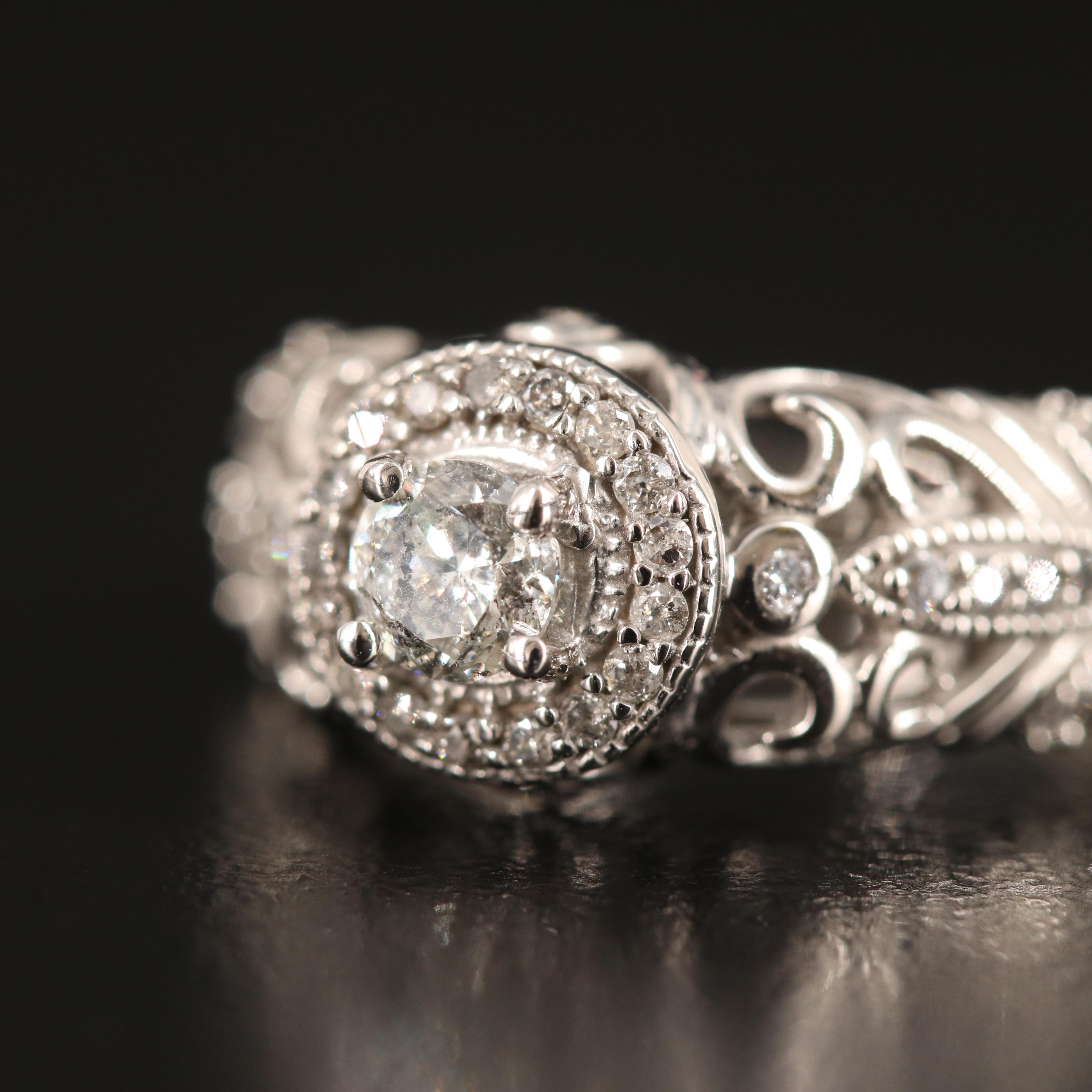 14K 0.57 CTW Diamond Ring