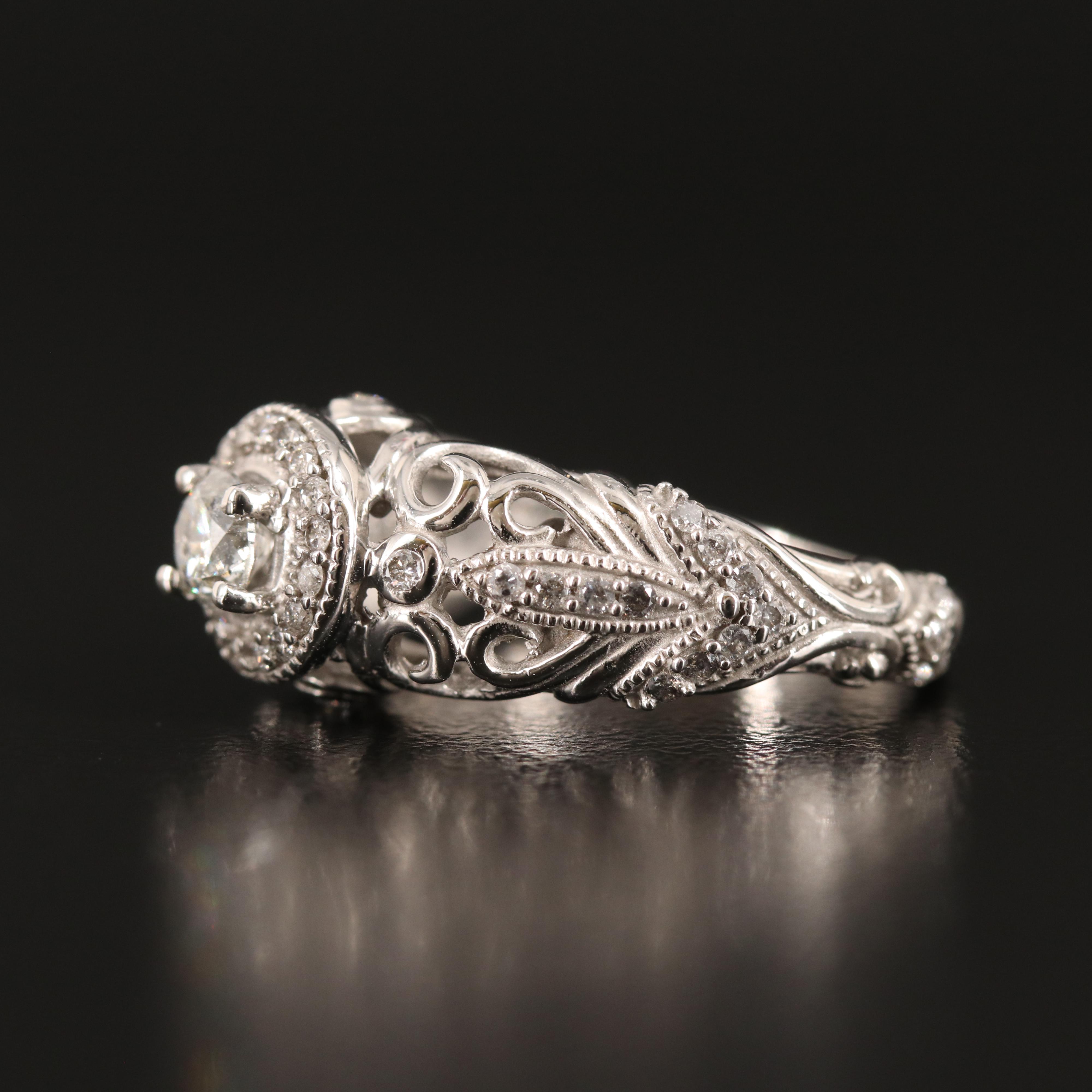 14K 0.57 CTW Diamond Ring