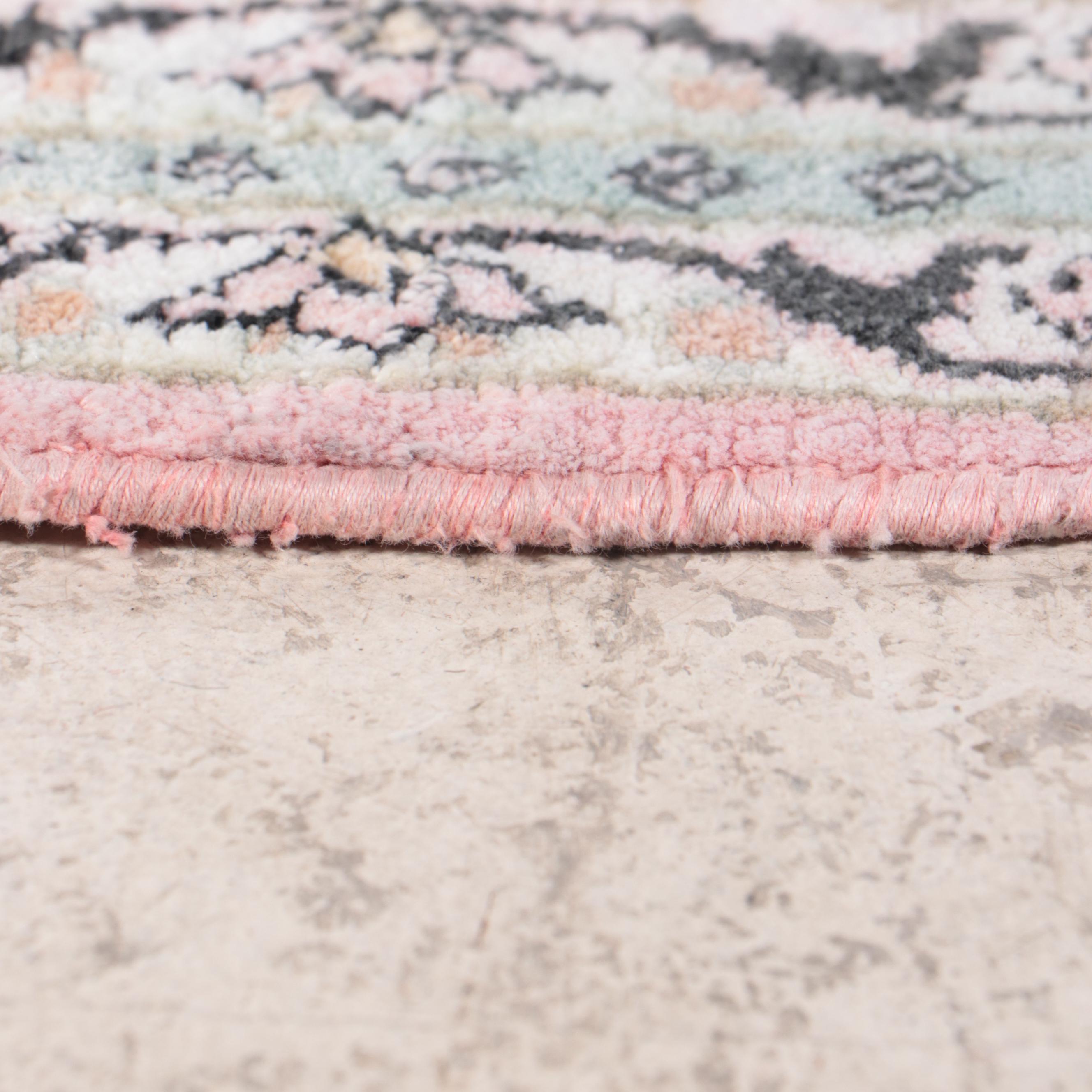 5'11 x 9'6 Hand-Knotted Persian Kerman Area Rug