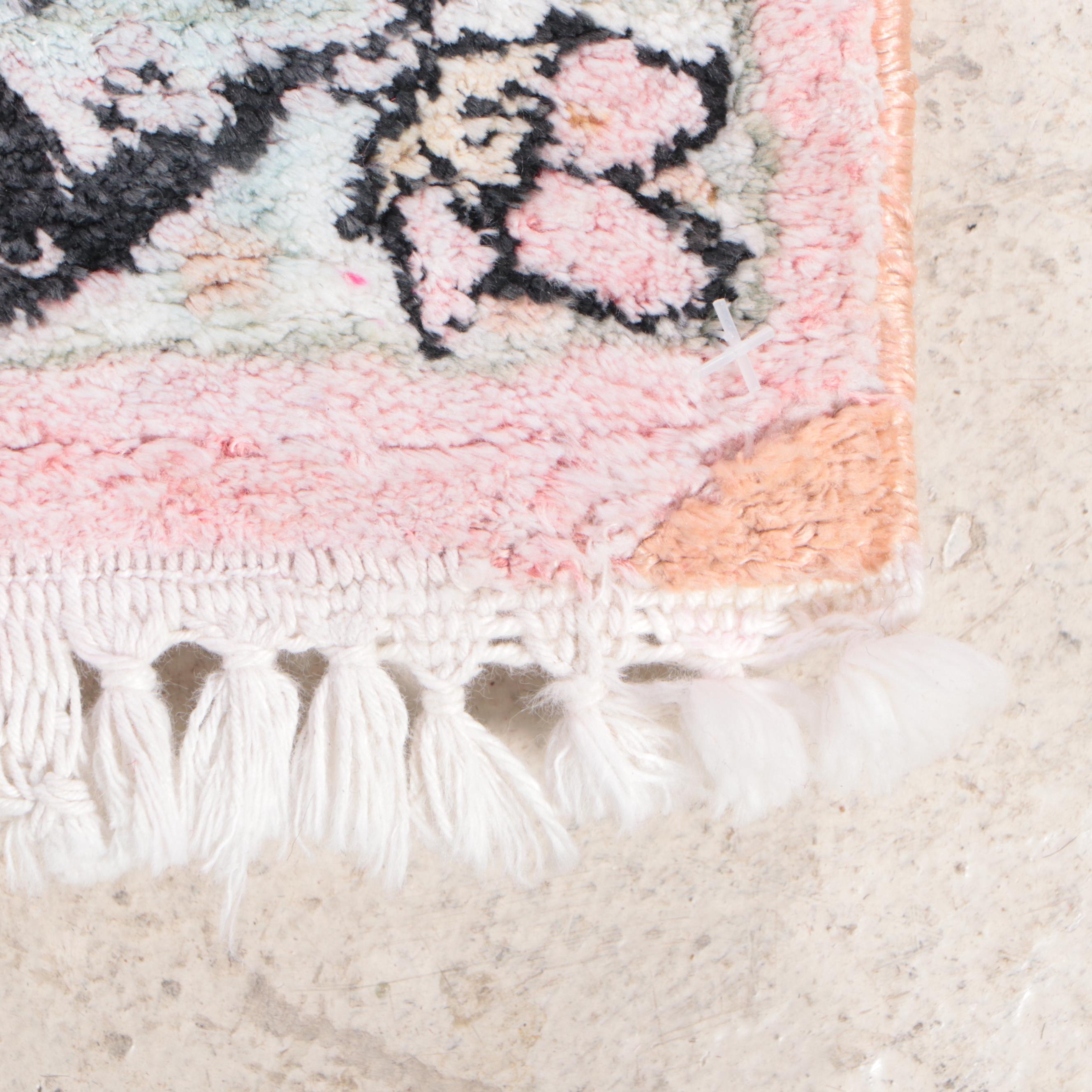 5'11 x 9'6 Hand-Knotted Persian Kerman Area Rug