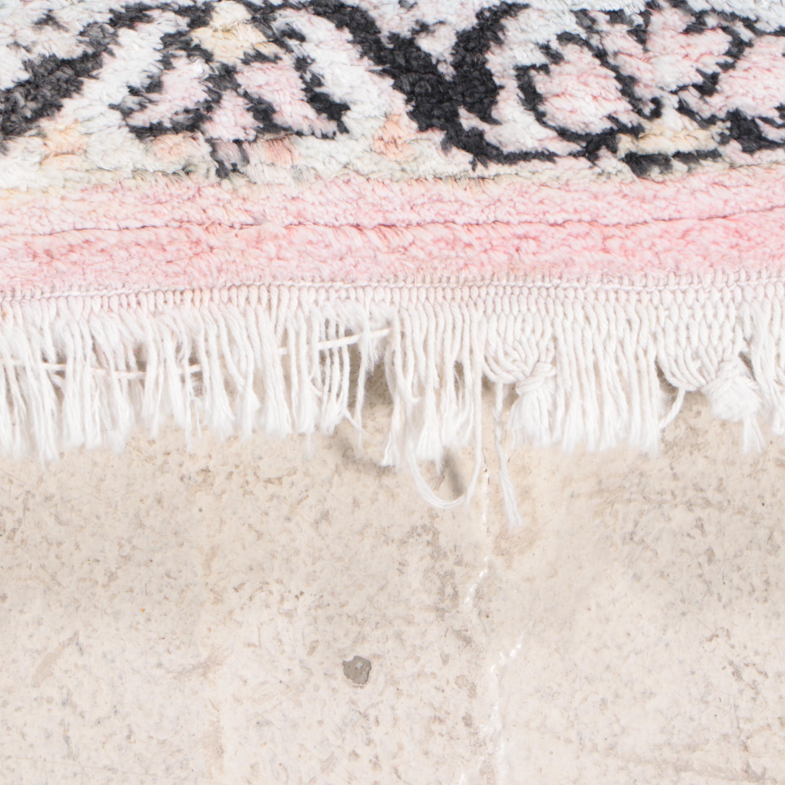 5'11 x 9'6 Hand-Knotted Persian Kerman Area Rug