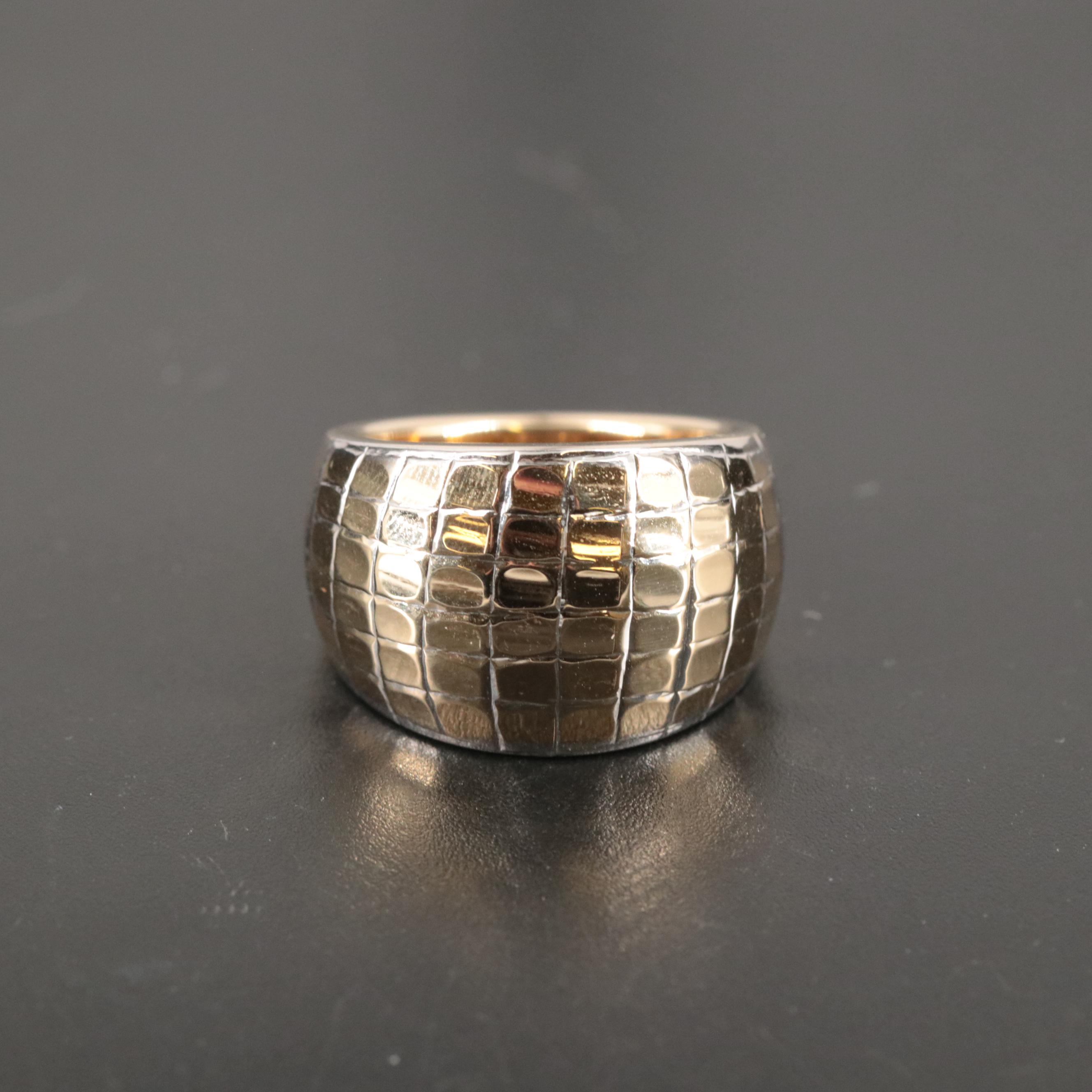 14K Reflective Ring