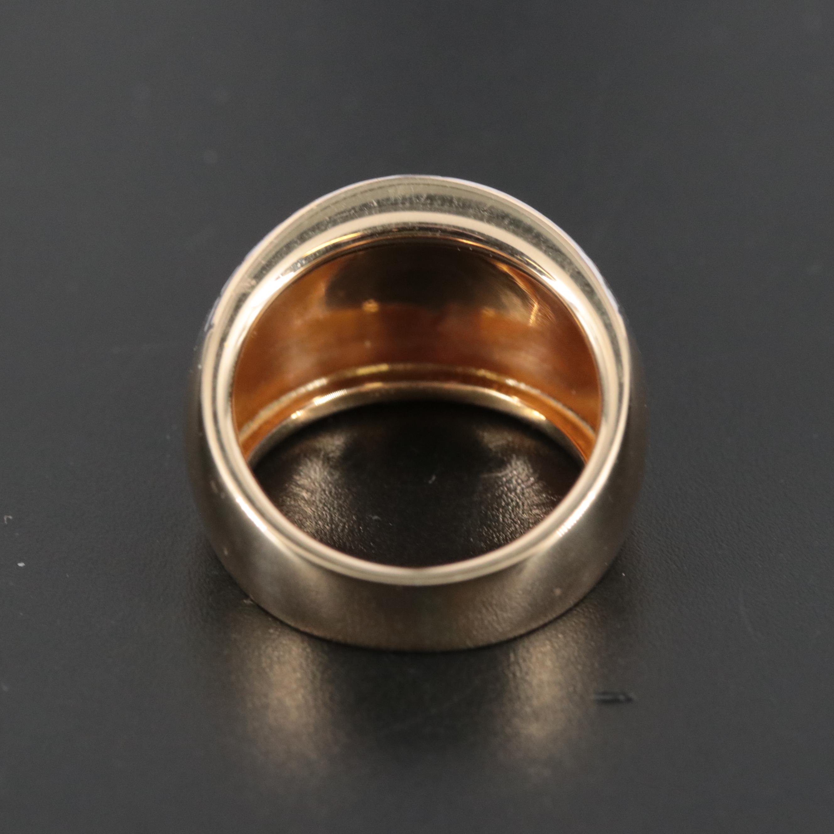 14K Reflective Ring
