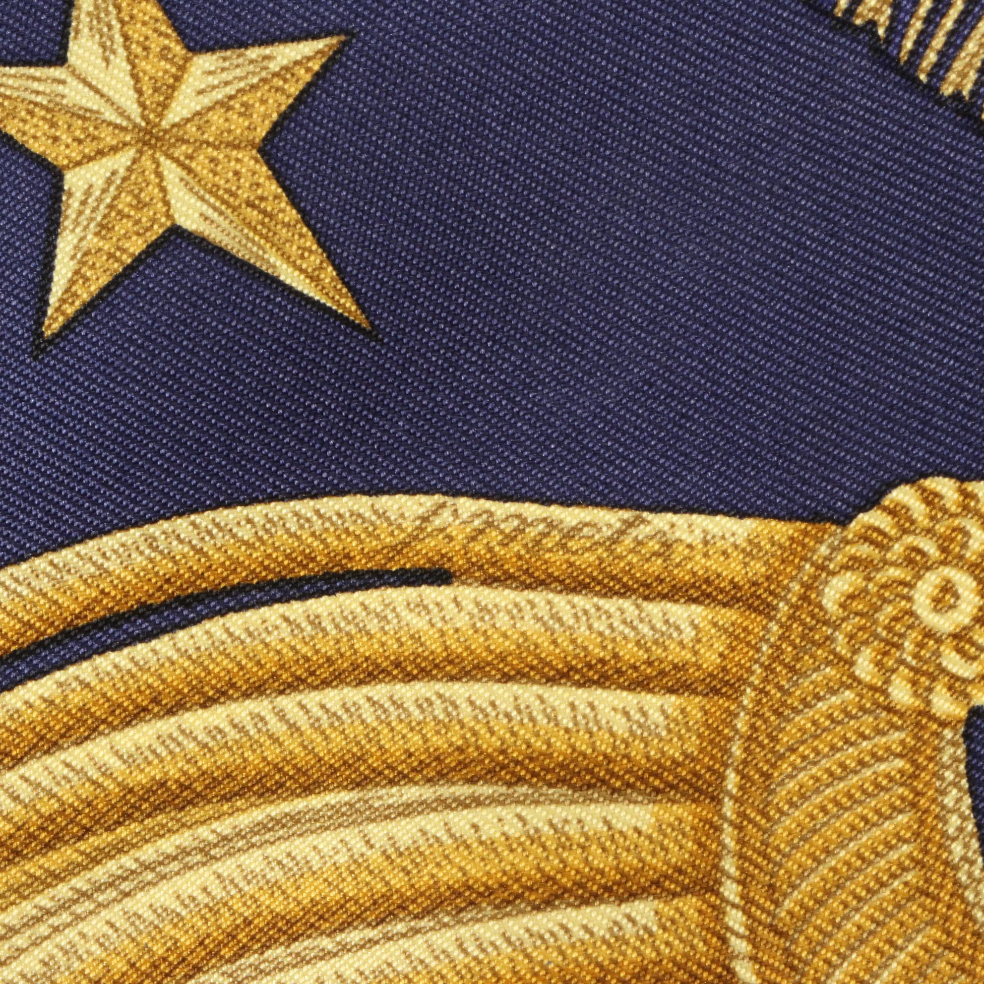 Hermès "Poste et Cavalerie" Scarf 90 in Silk Twill