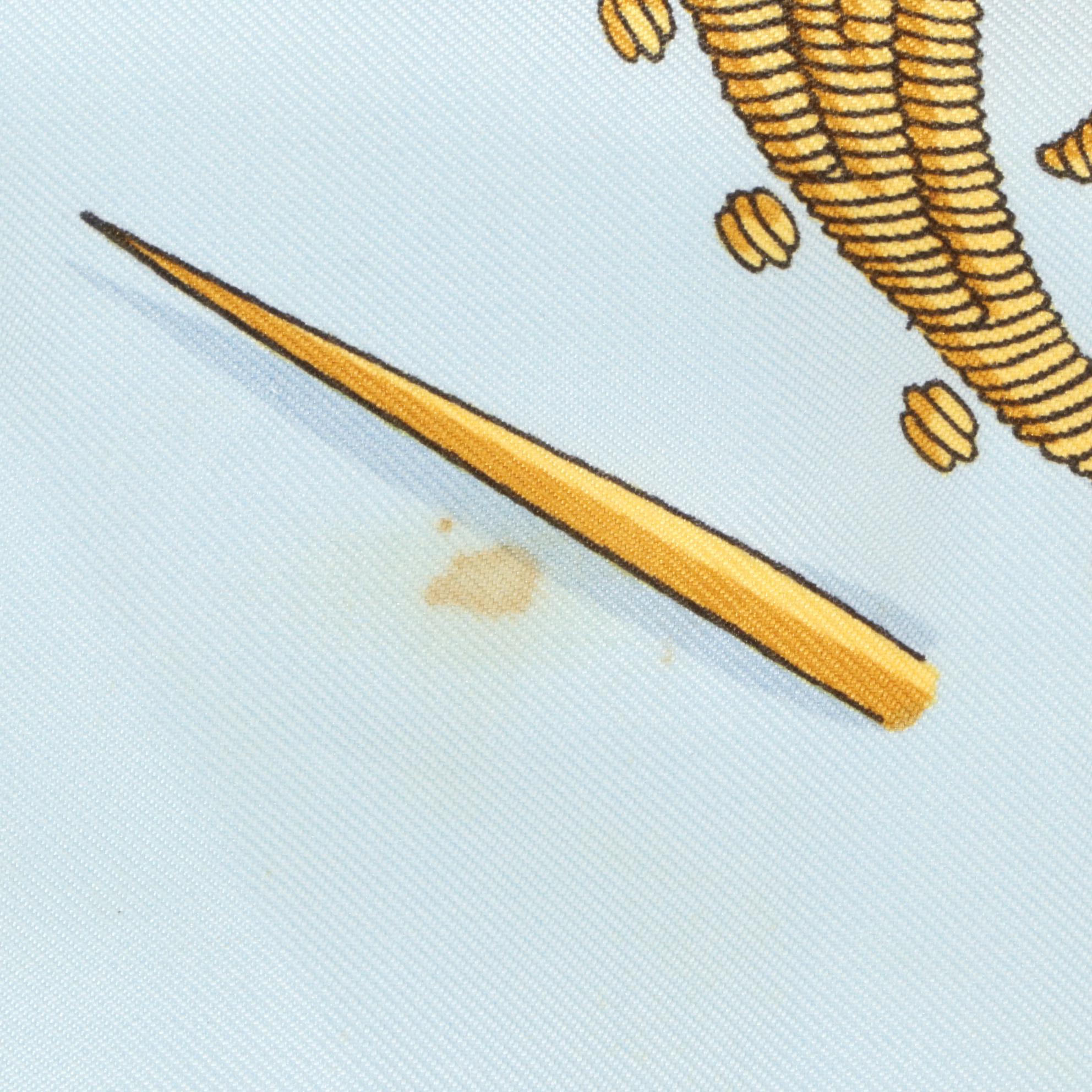 Hermès "Les Armes de Paris" Scarf 90 in Silk Twill