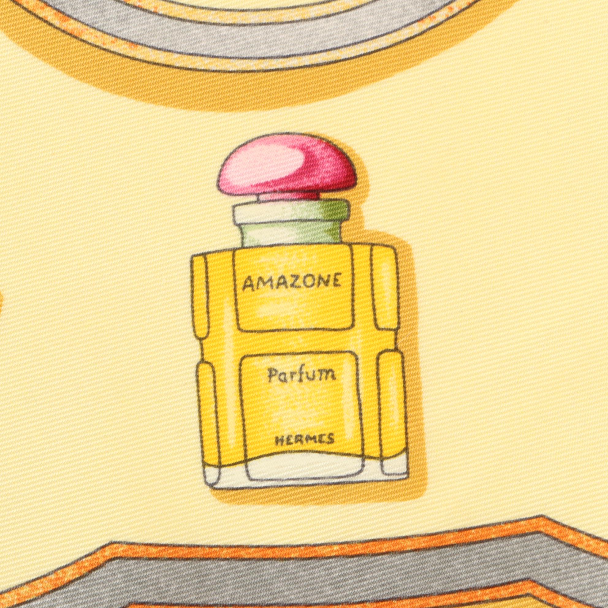 Hermès "Qu'Import le Flacon" Scarf 90 in Silk Twill