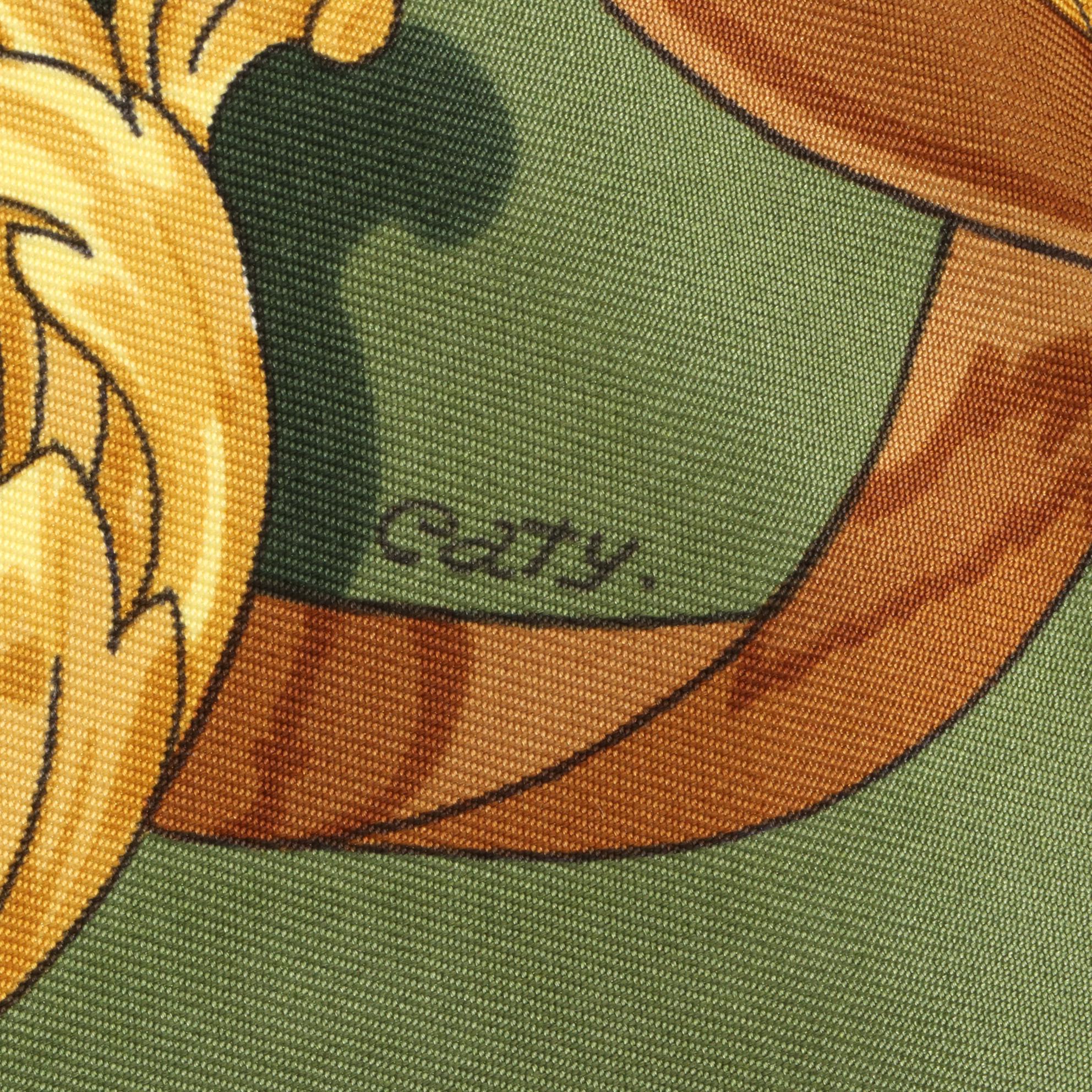 Hermès "Ferronnerie" Scarf 90 in Silk Twill