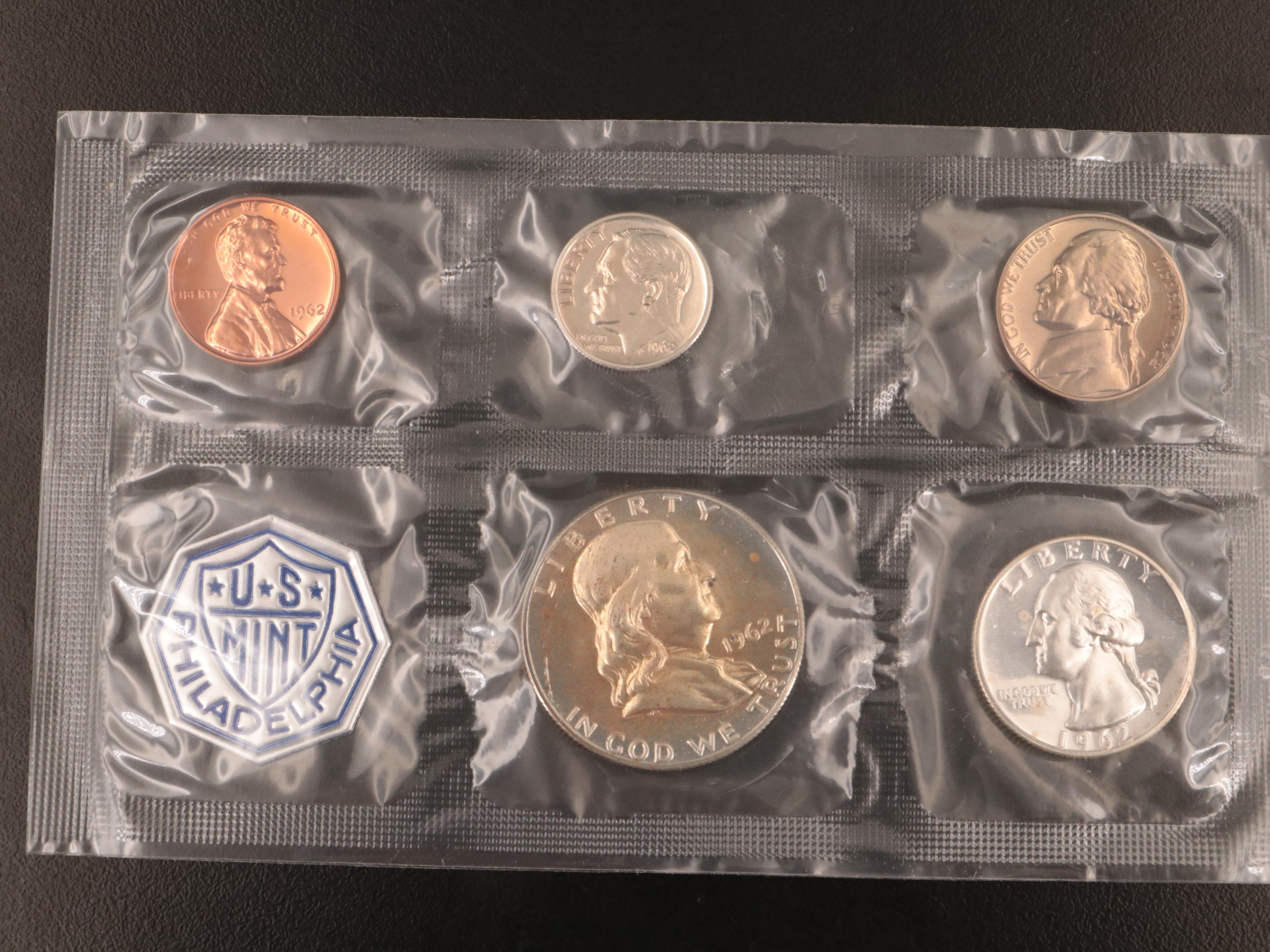 Four Early U.S. Proof Coin Sets