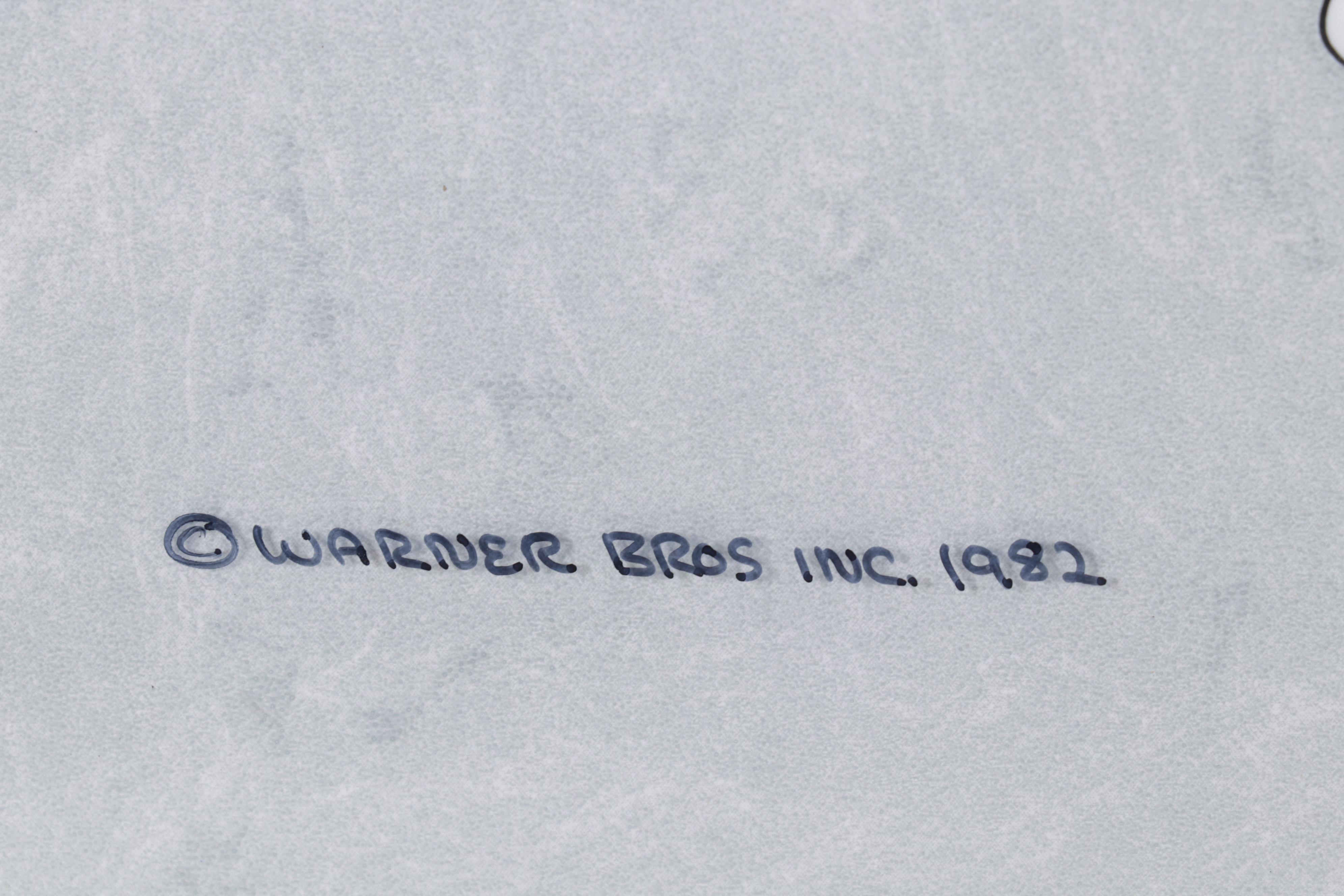 Friz Freleng Signed Hand-Painted Animation Cel "Bugs Bunny," 1982