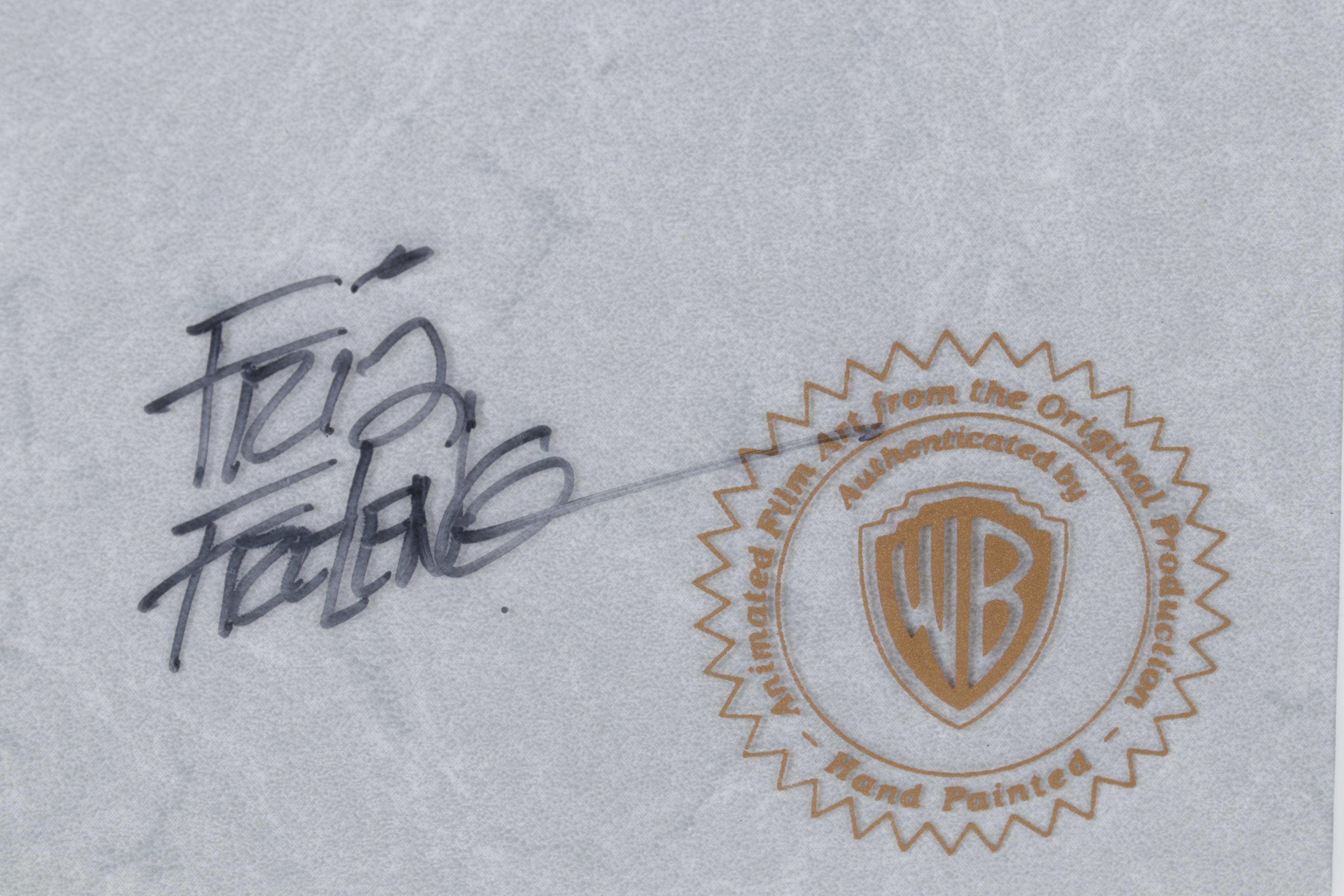 Friz Freleng Signed Hand-Painted Animation Cel "Bugs Bunny," 1982