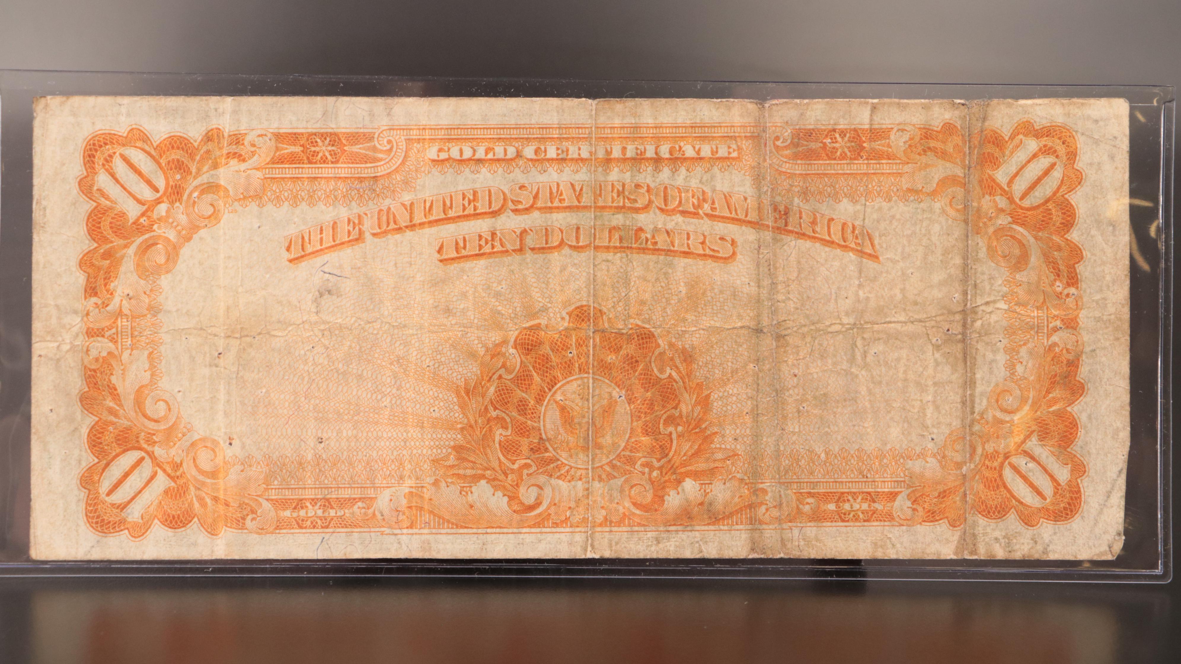 Series of 1922 $10 Gold Certificate