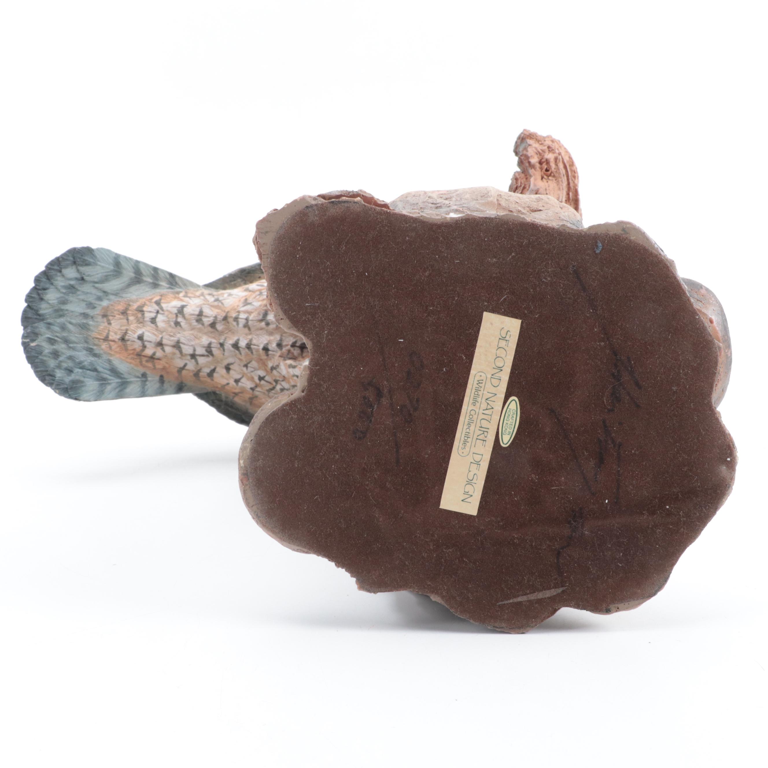 Second Nature Design Resin Figure of a Peregrine Falcon
