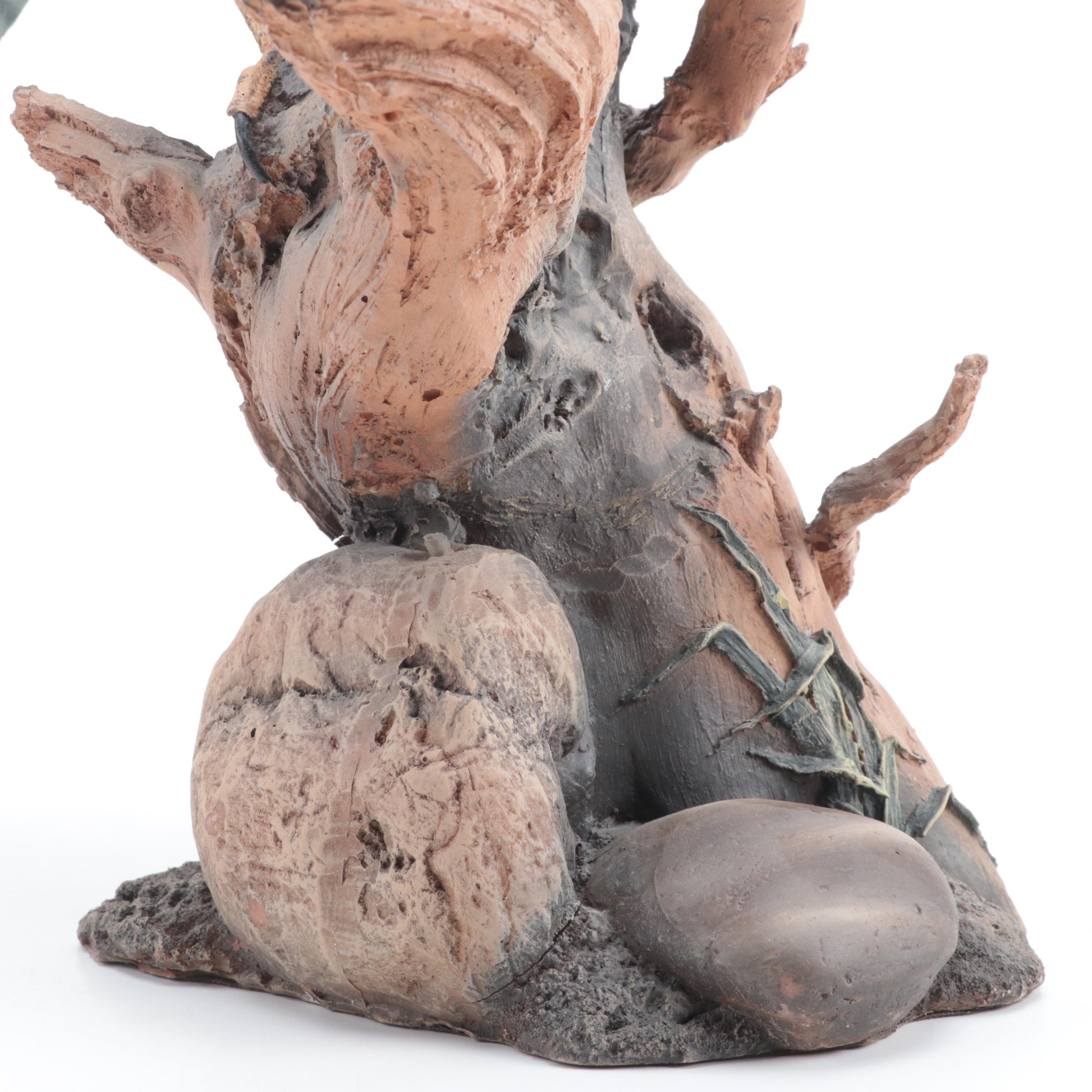 Second Nature Design Resin Figure of a Peregrine Falcon