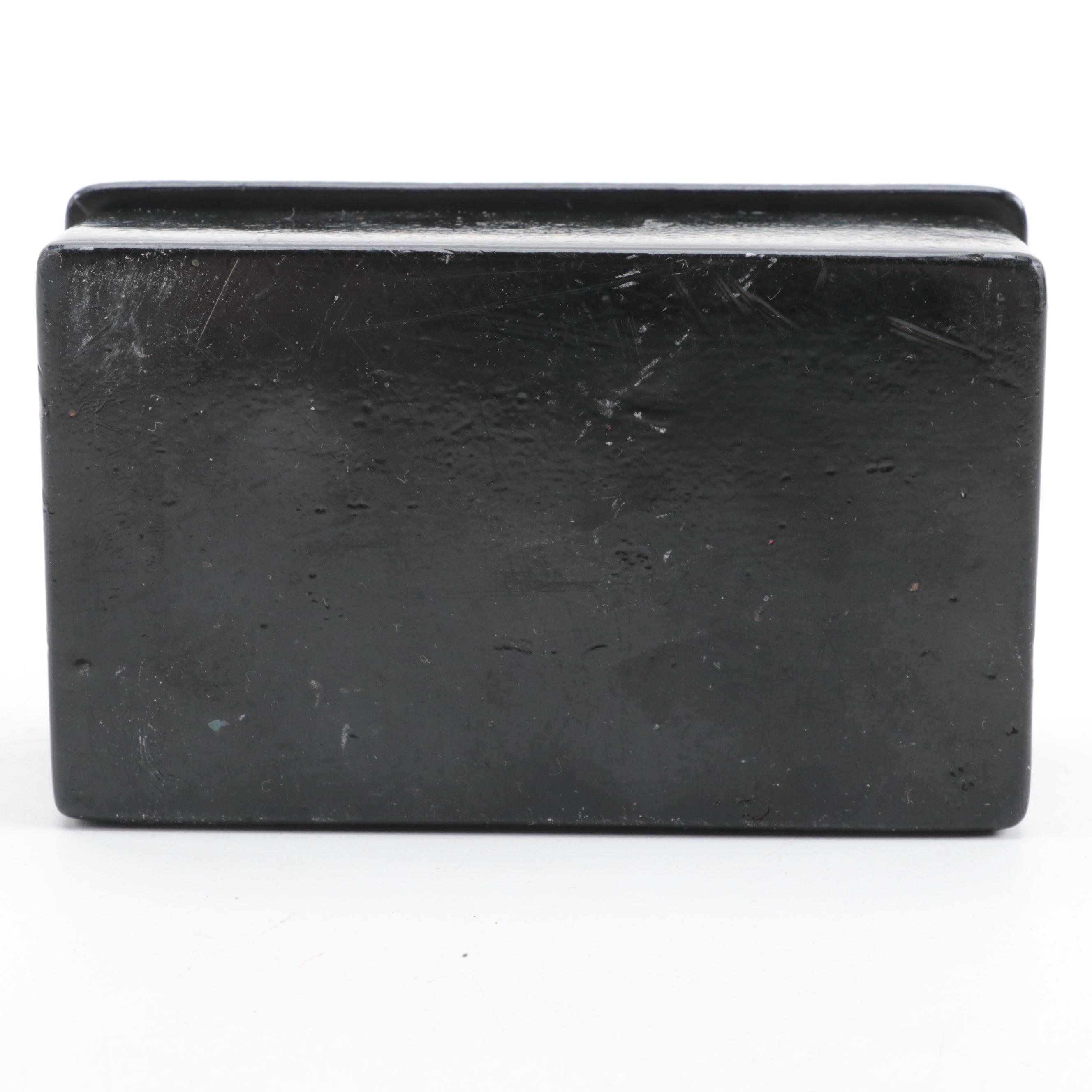 Russian Palekh Hand-Painted Fairytale Lacquer Box